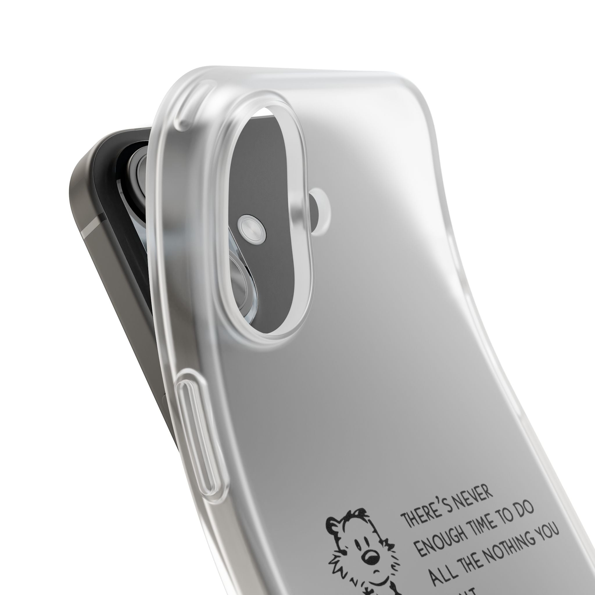 Calvin & Hobbes 'There's Never Enough Time' Phone Case
