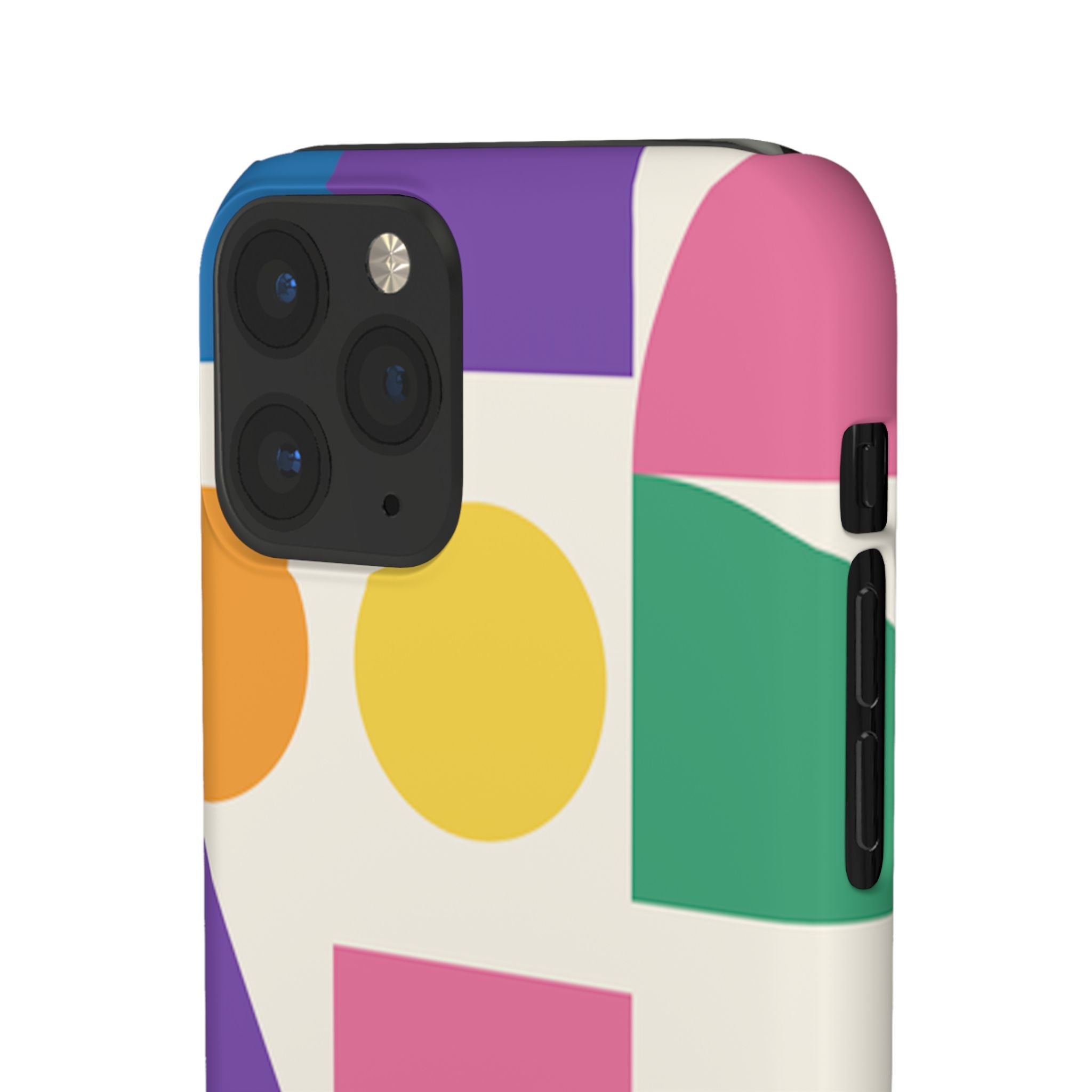 Color Block Shapes Phone Case