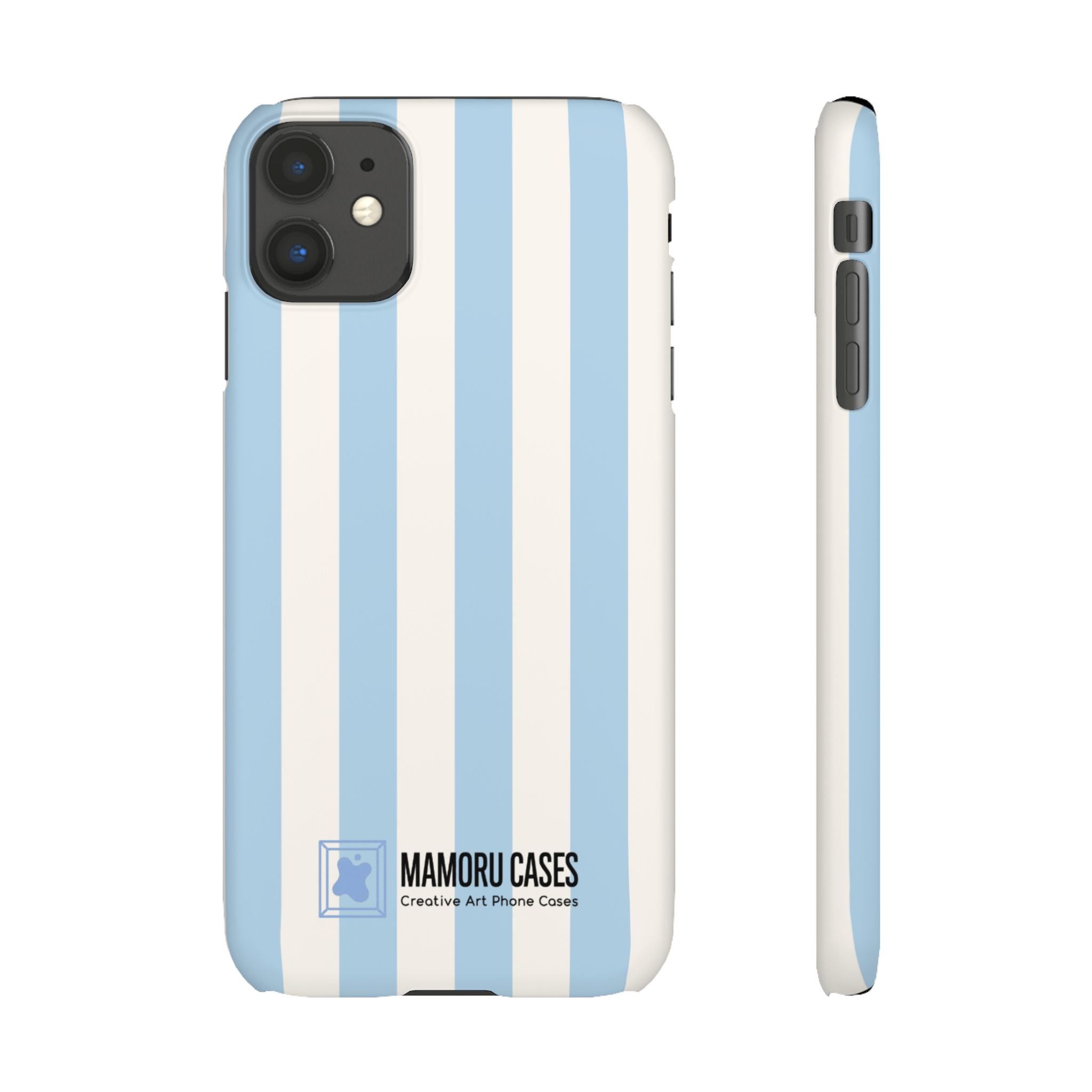 Sky Blue Stripe Phone Case