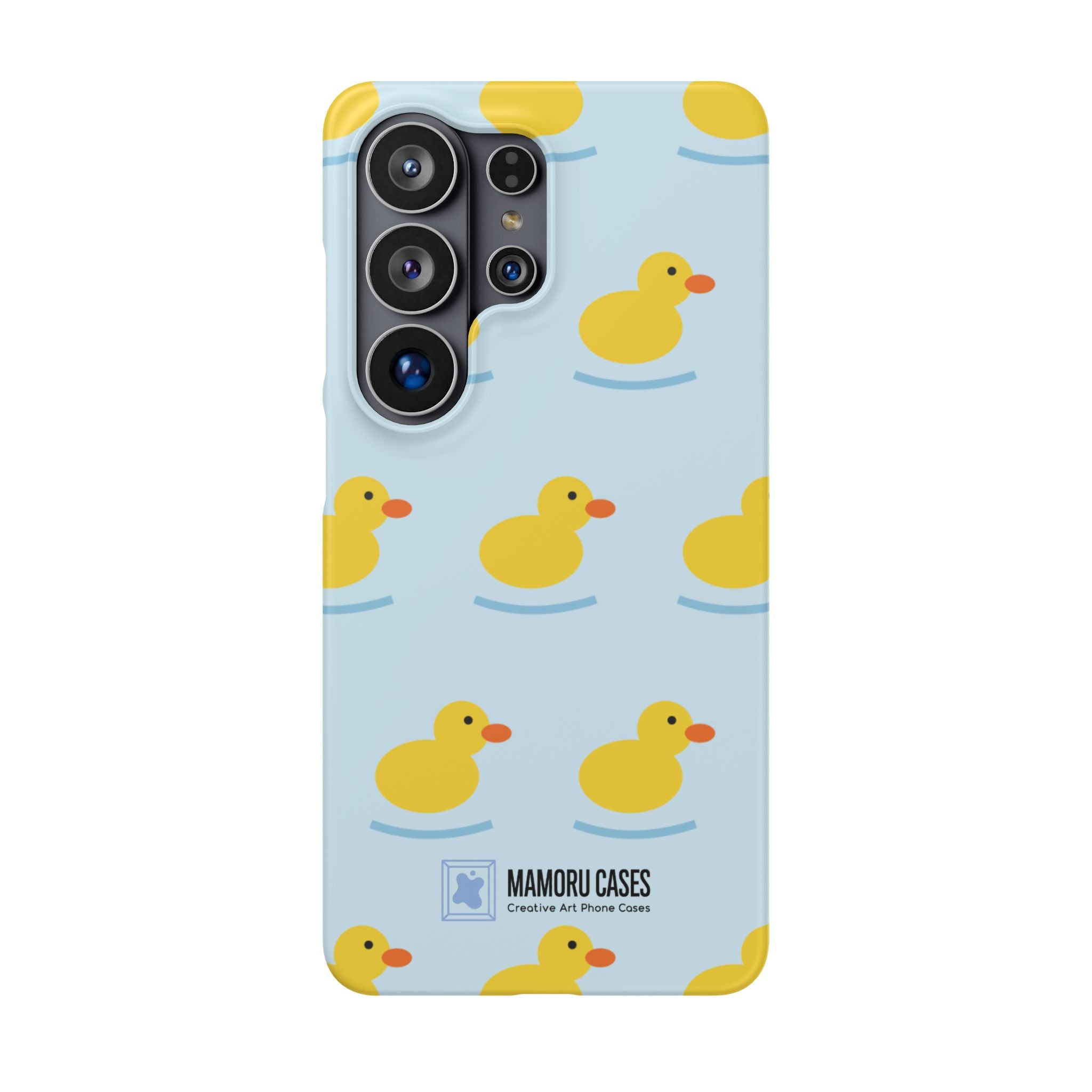 Rubber Duck Phone Case — Cute Yellow Duck Pattern iPhone Case