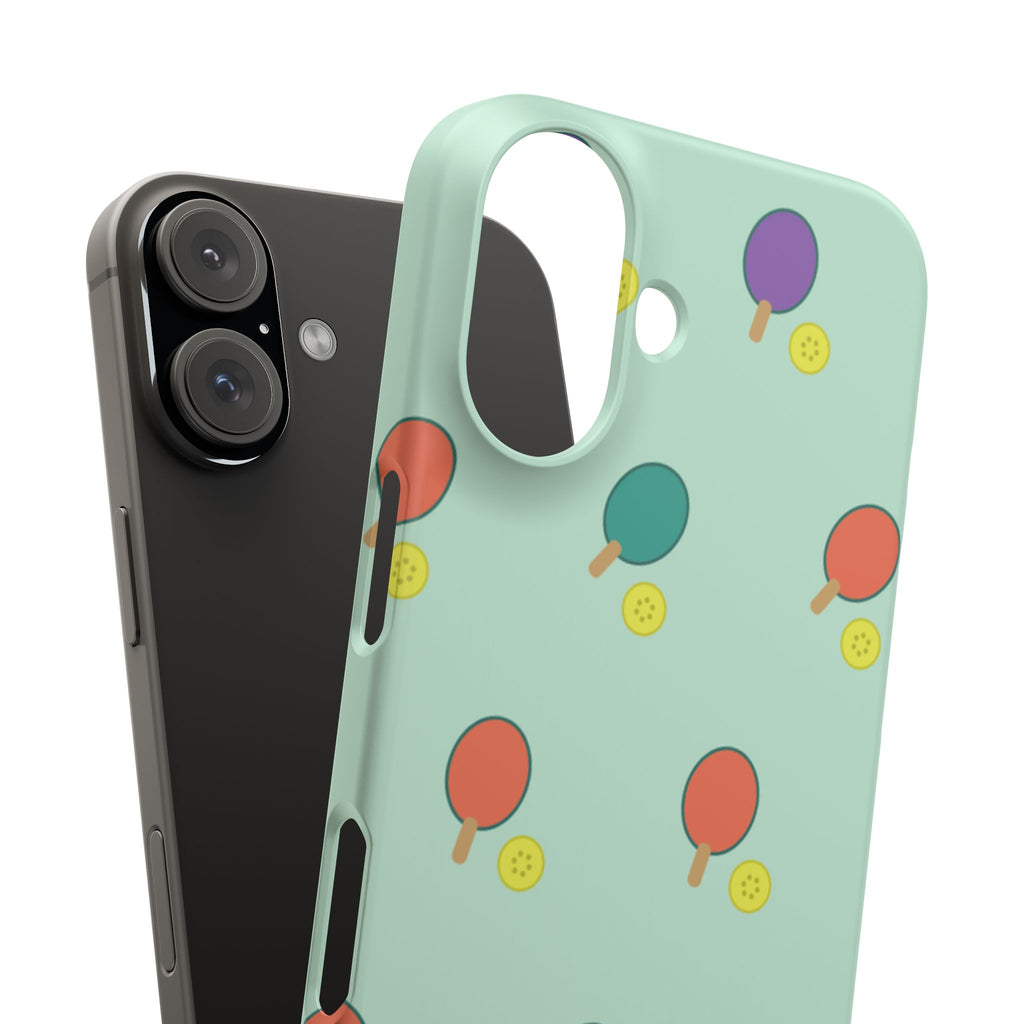 Ping Pong Paddle Pattern Phone Case — Mint Athletic Phone Cover
