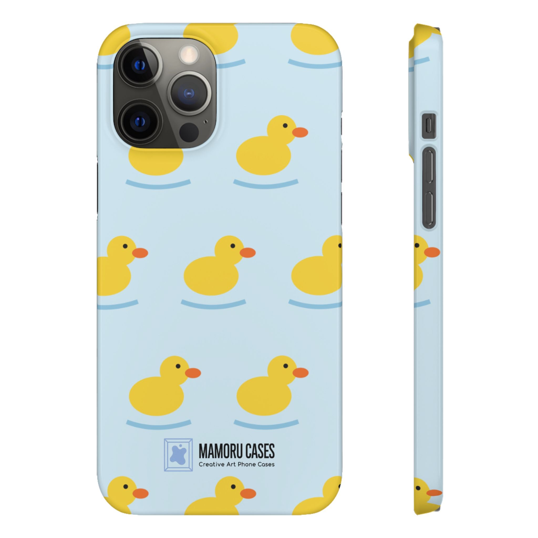 Rubber Duck Phone Case — Cute Yellow Duck Pattern iPhone Case
