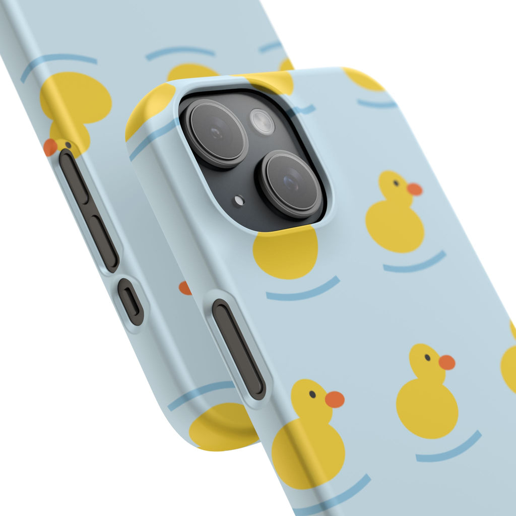 Rubber Duck Phone Case — Cute Yellow Duck Pattern iPhone Case