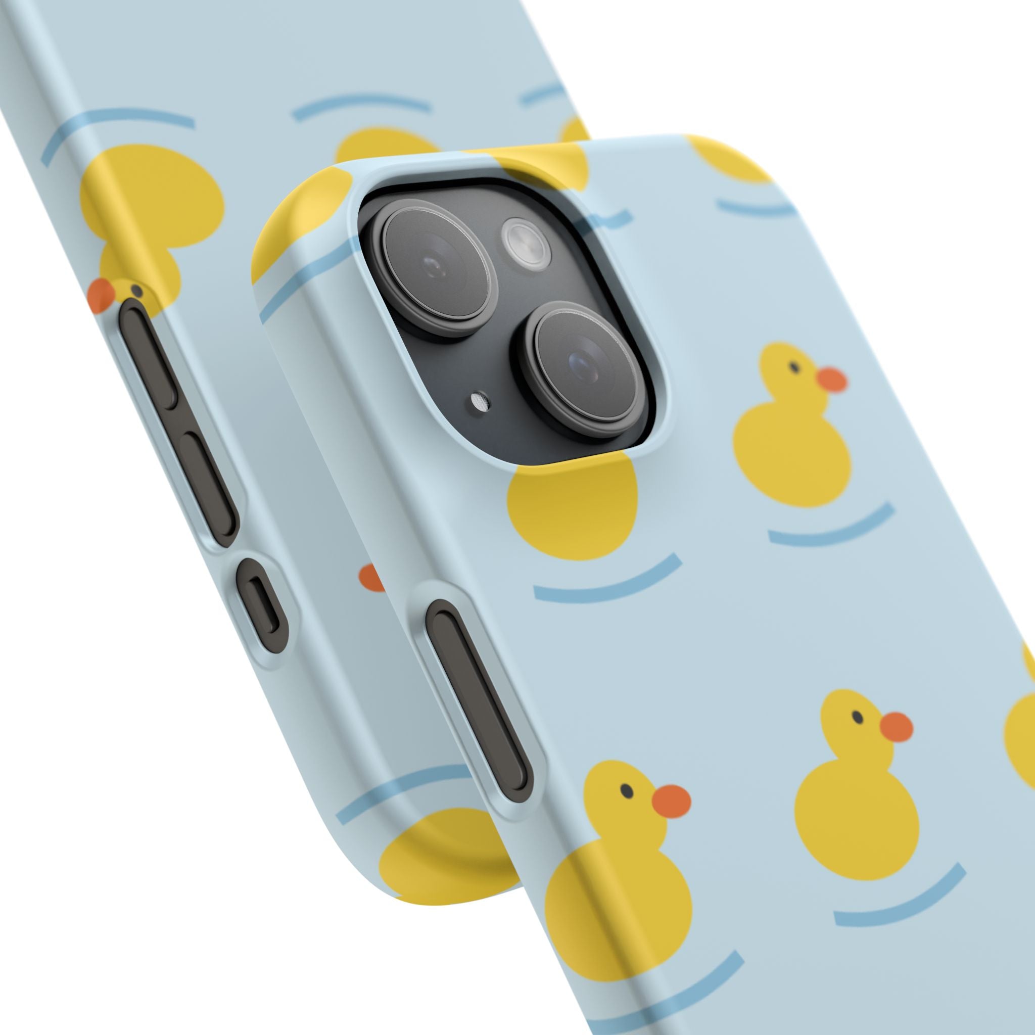 Rubber Duck Phone Case — Cute Yellow Duck Pattern iPhone Case