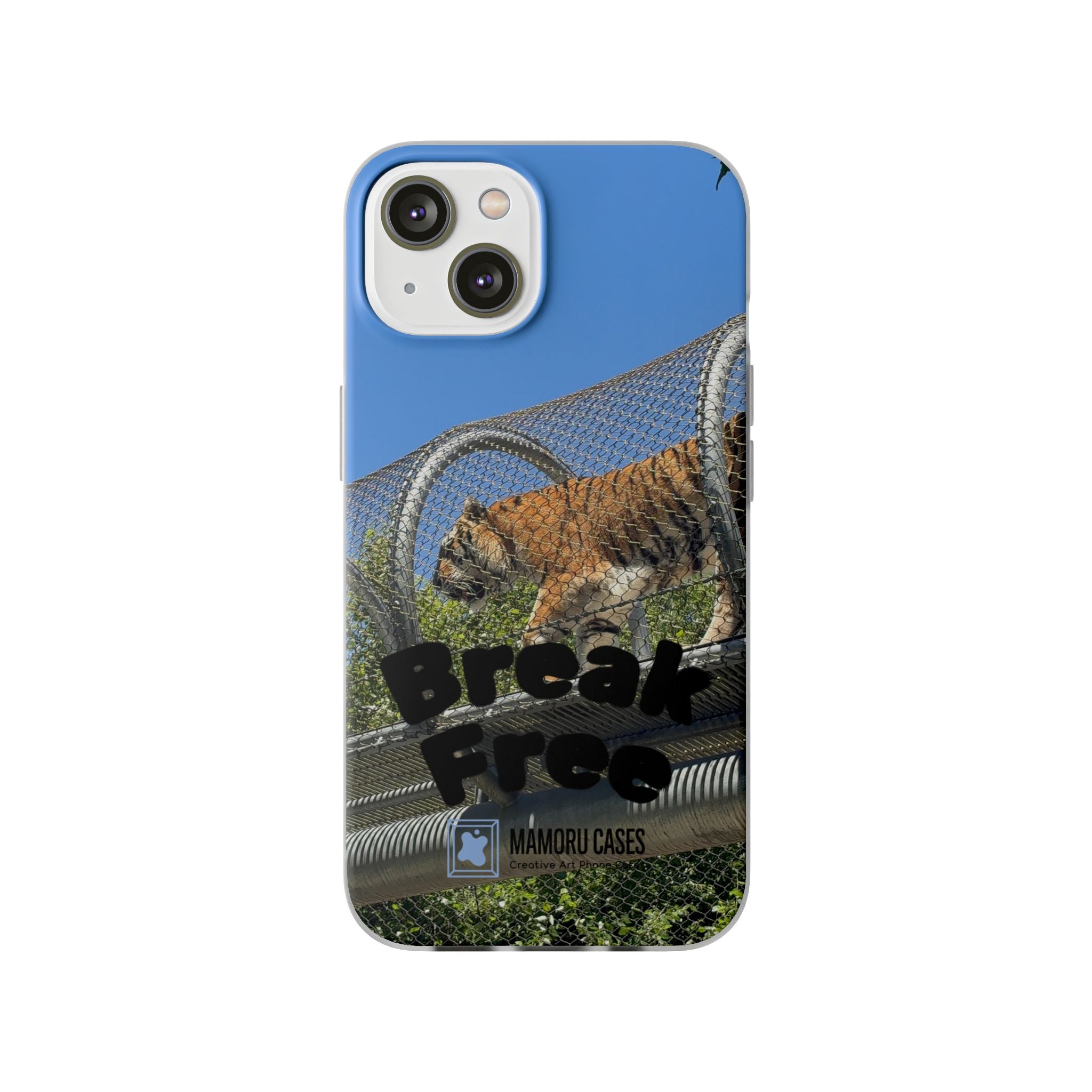Tiger Break Free Phone Case – Wildlife Rescue Inspired iPhone Cover