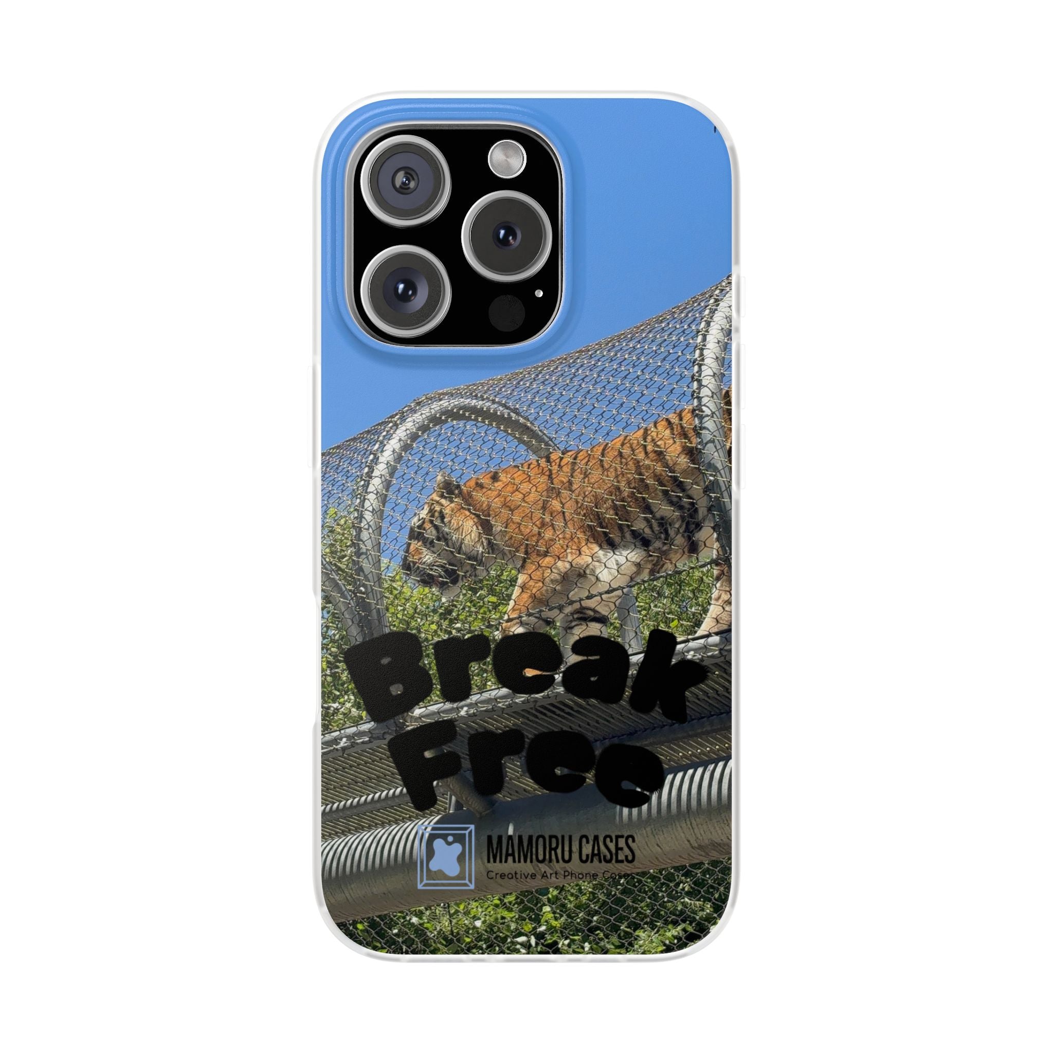 Tiger Break Free Phone Case – Wildlife Rescue Inspired iPhone Cover