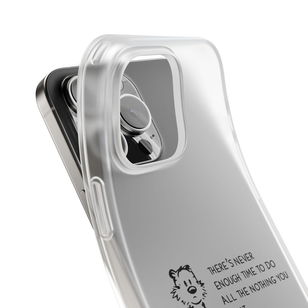 Calvin & Hobbes 'There's Never Enough Time' Phone Case