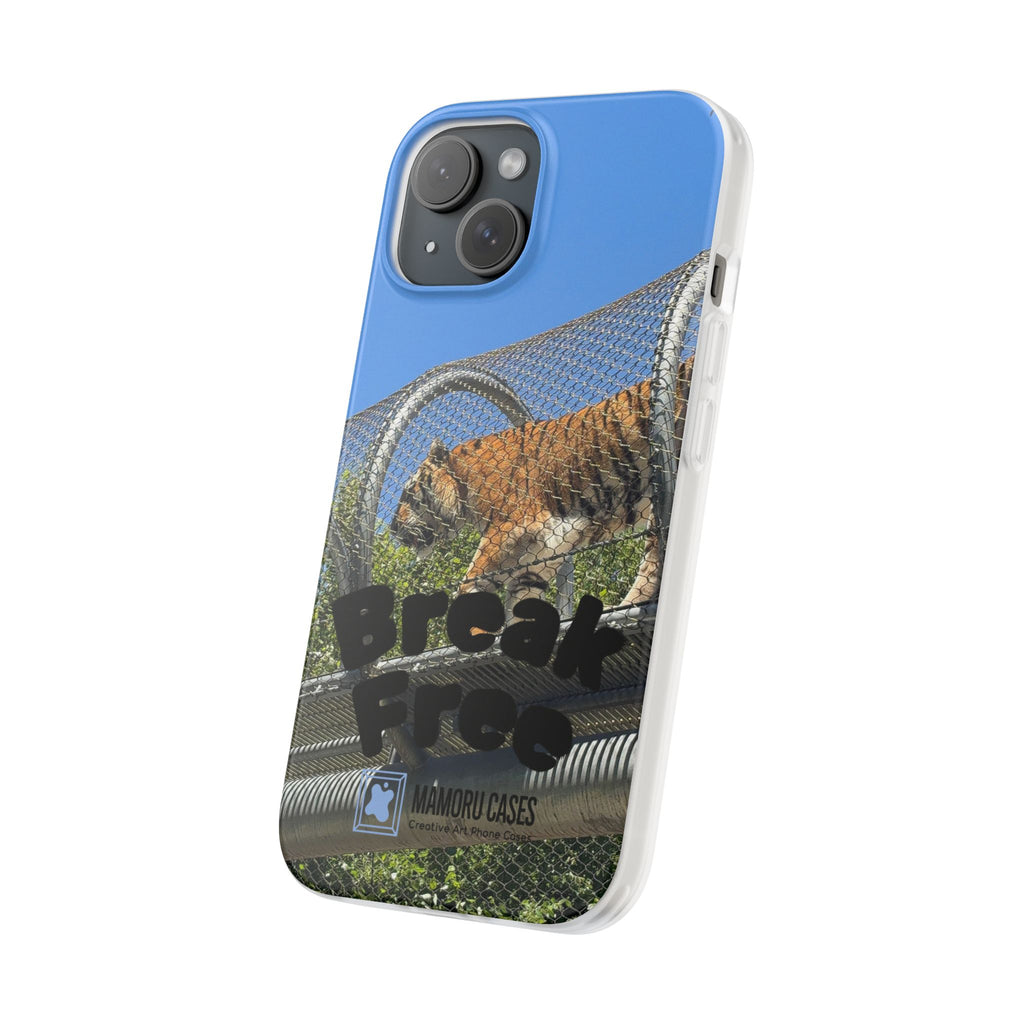 Tiger Break Free Phone Case – Wildlife Rescue Inspired iPhone Cover