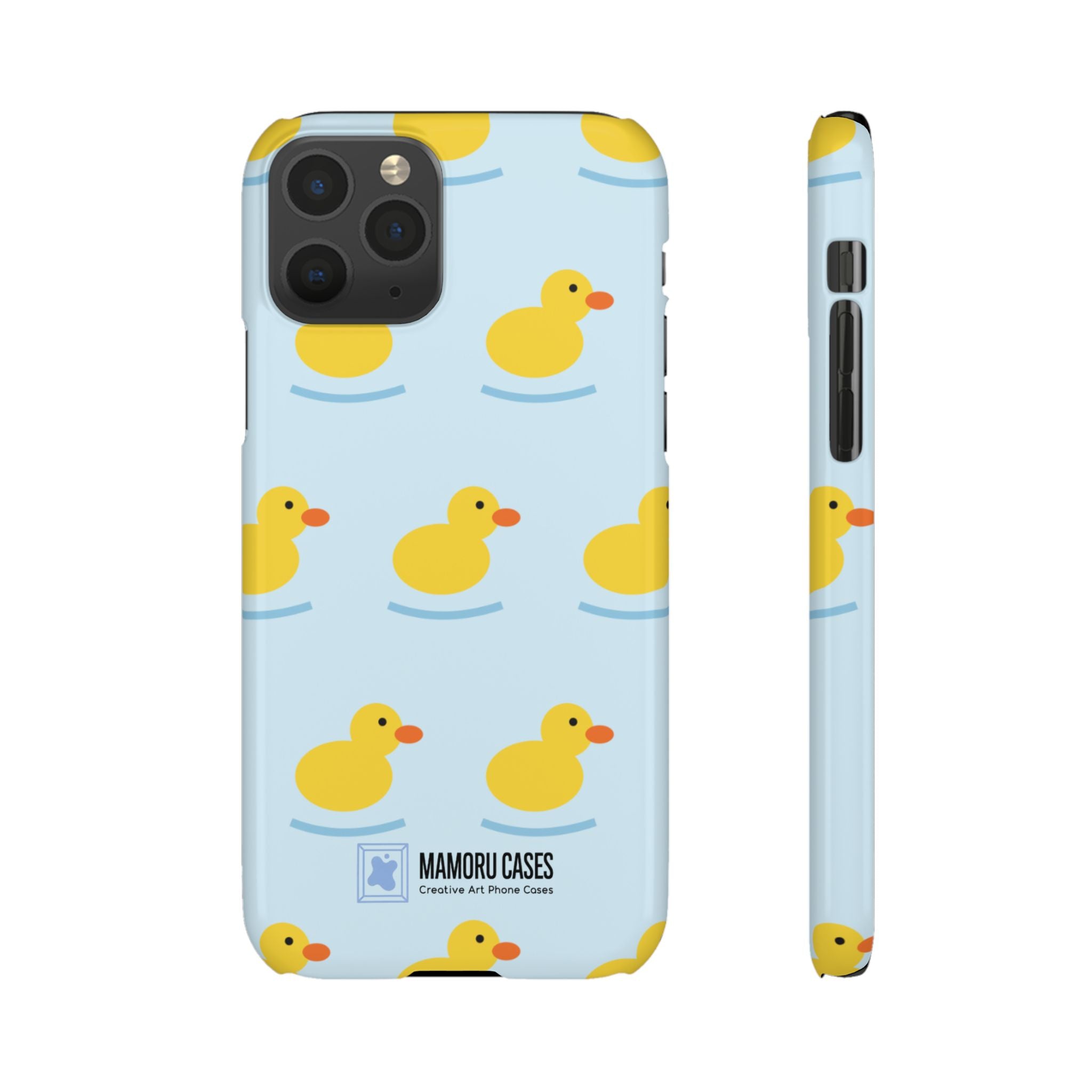 Rubber Duck Phone Case — Cute Yellow Duck Pattern iPhone Case