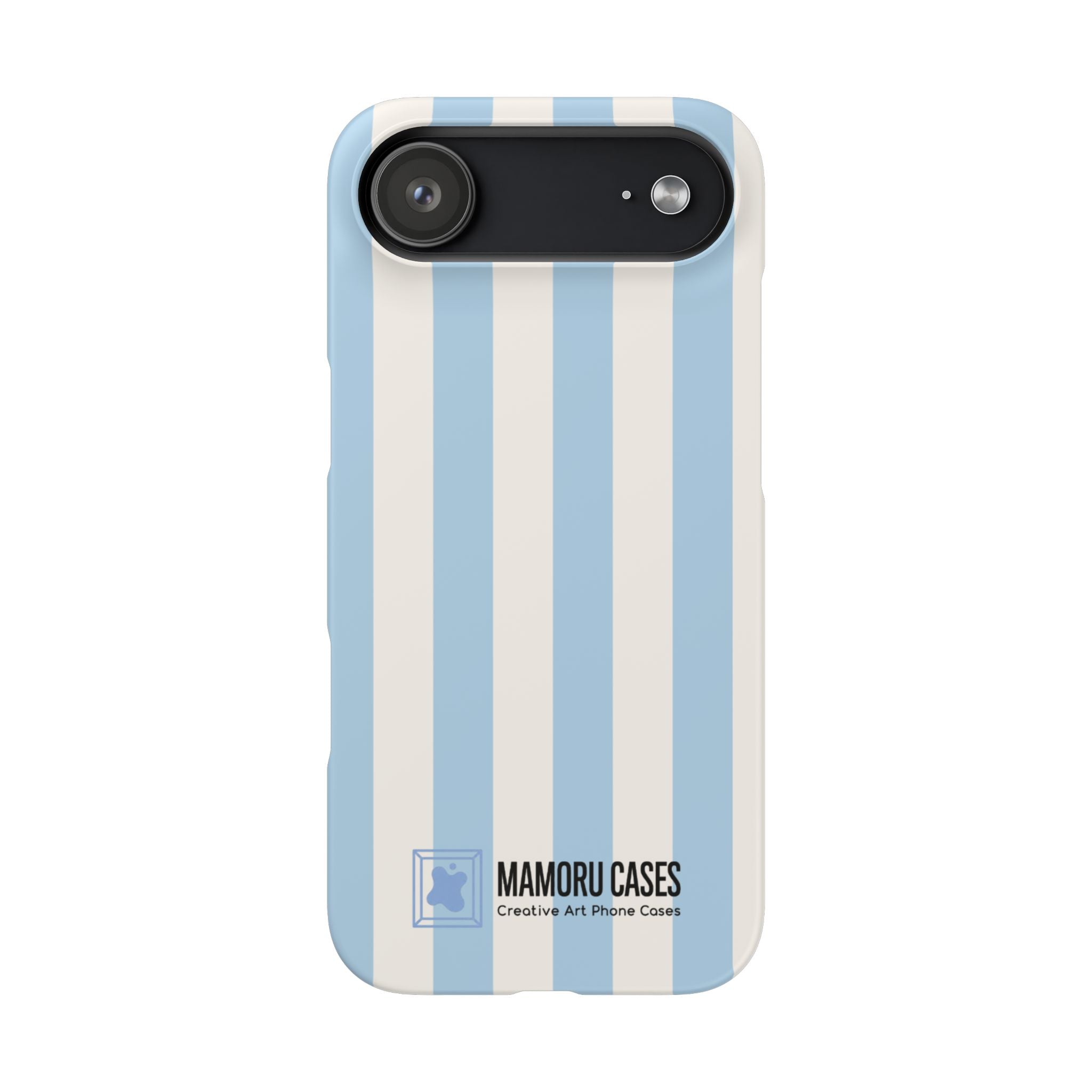 Sky Blue Stripe Phone Case