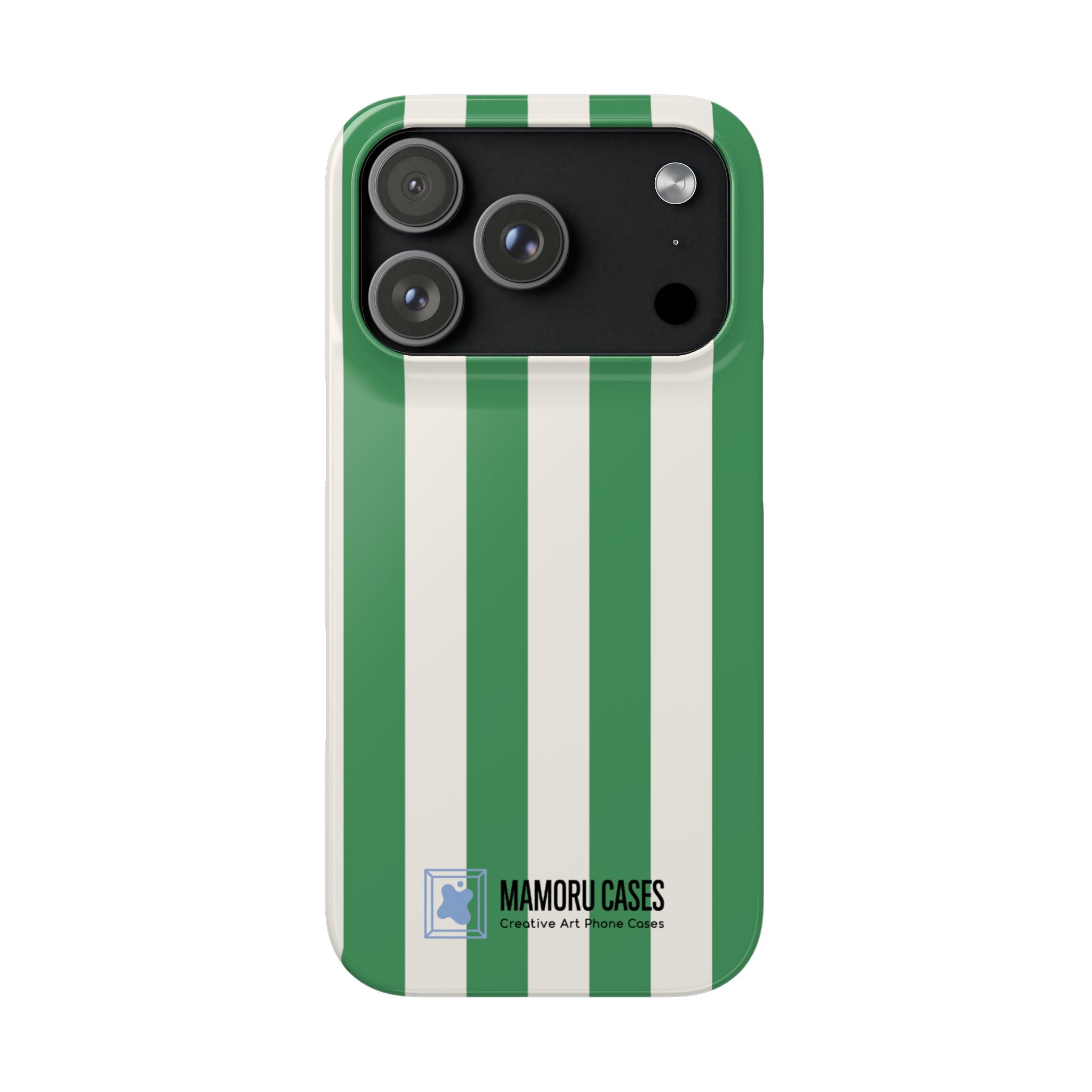 Green Stripe Phone Case