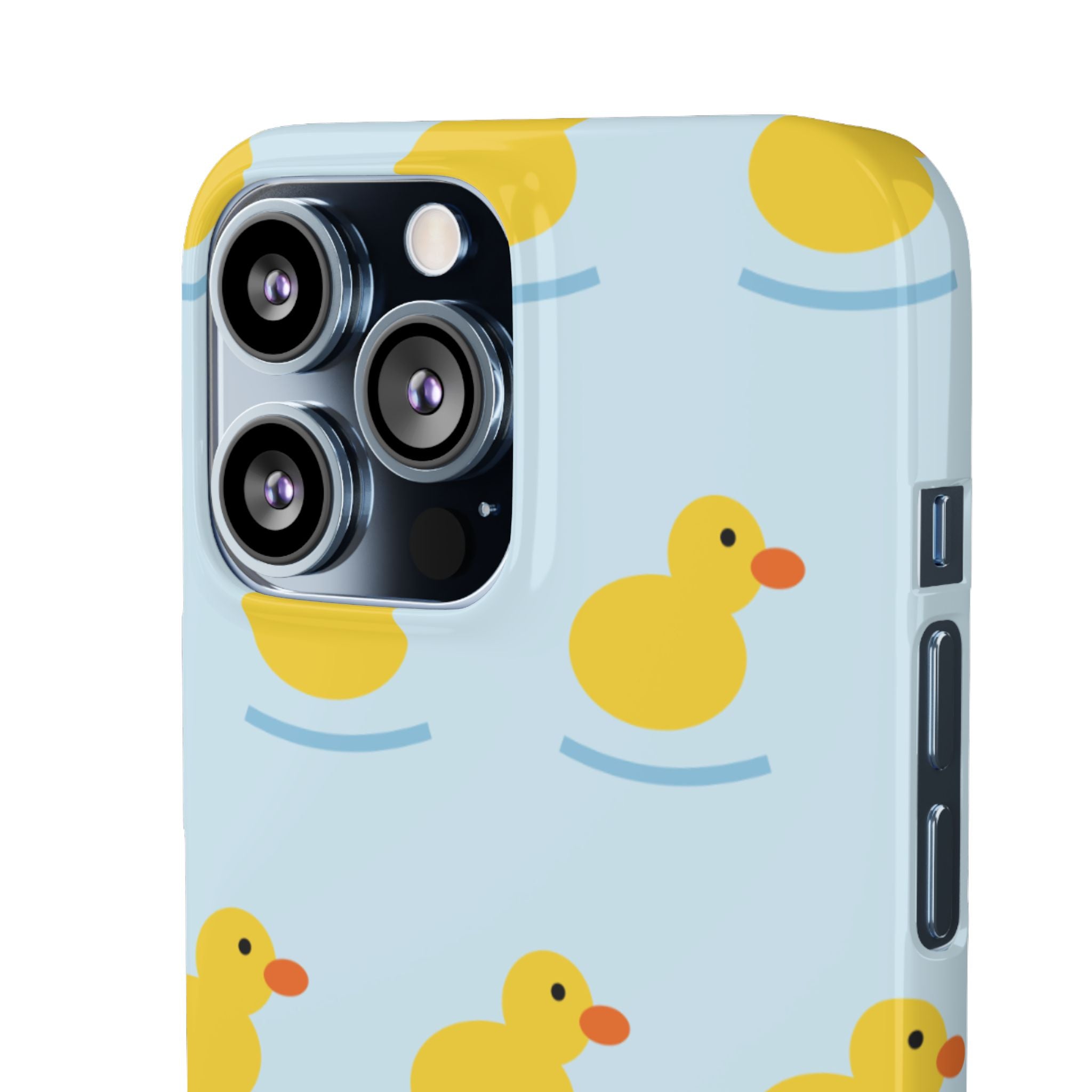 Rubber Duck Phone Case — Cute Yellow Duck Pattern iPhone Case