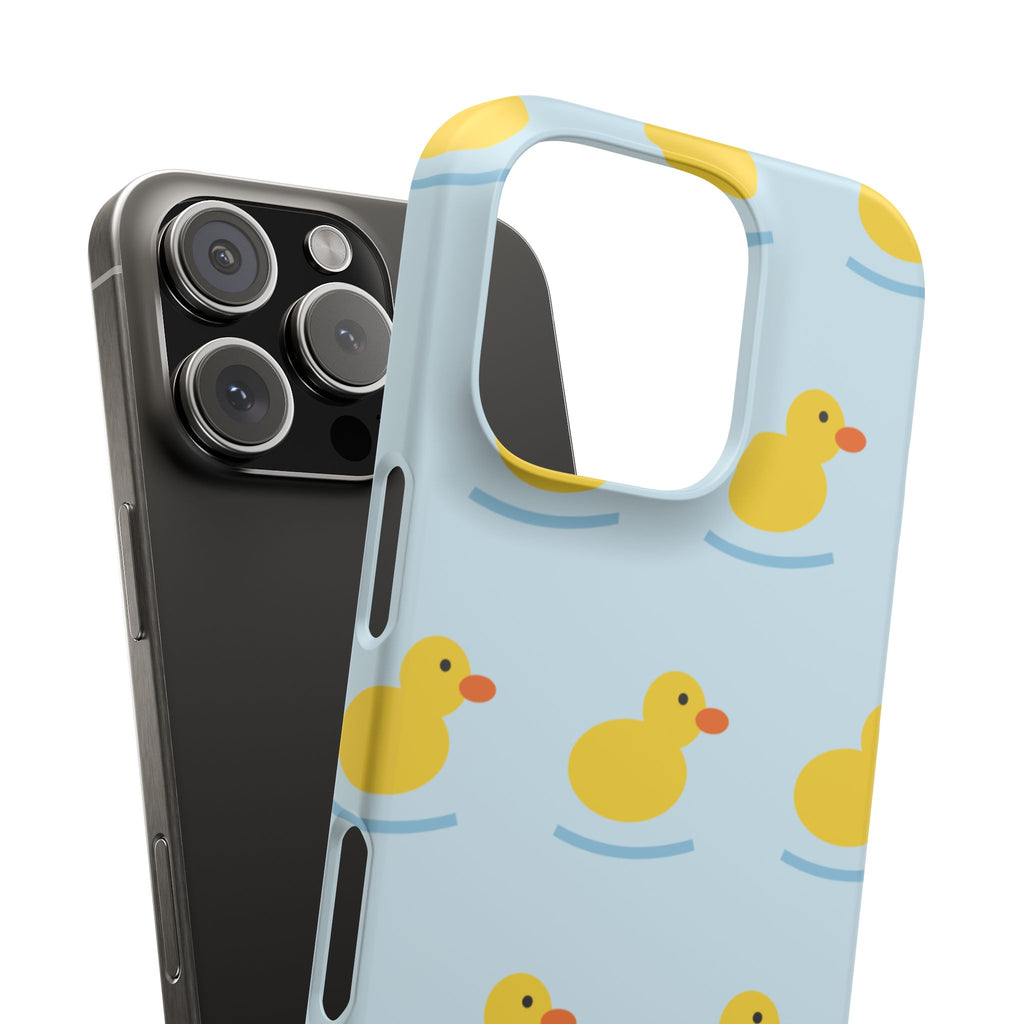 Rubber Duck Phone Case — Cute Yellow Duck Pattern iPhone Case