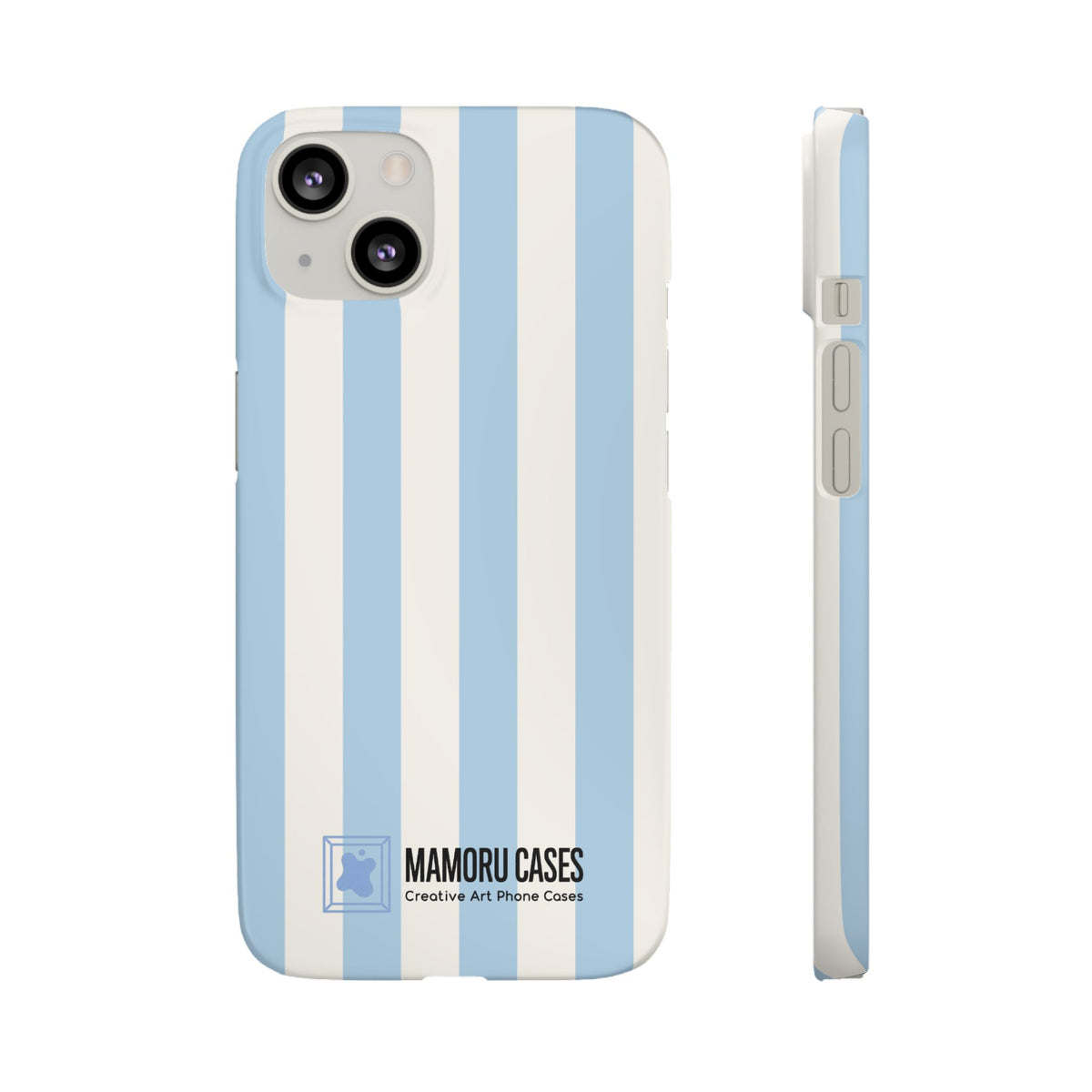 Sky Blue Stripe Phone Case