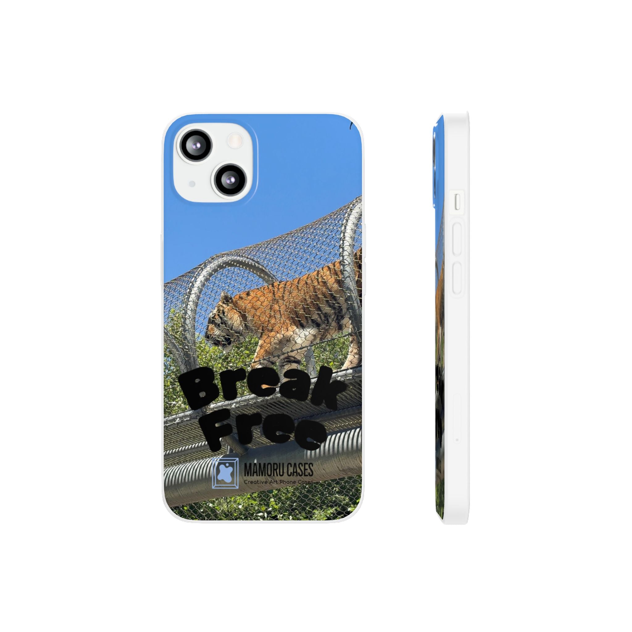 Tiger Break Free Phone Case – Wildlife Rescue Inspired iPhone Cover