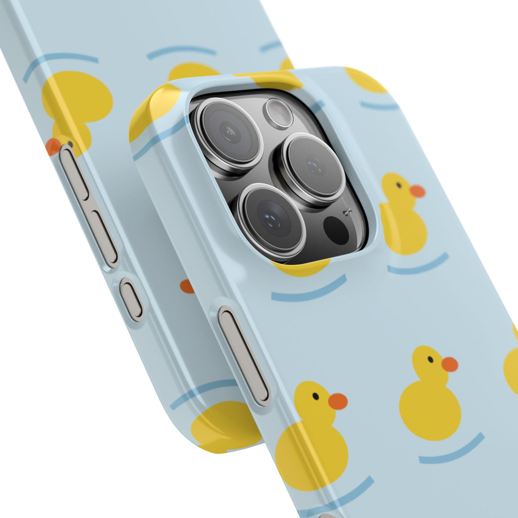 Rubber Duck Phone Case — Cute Yellow Duck Pattern iPhone Case