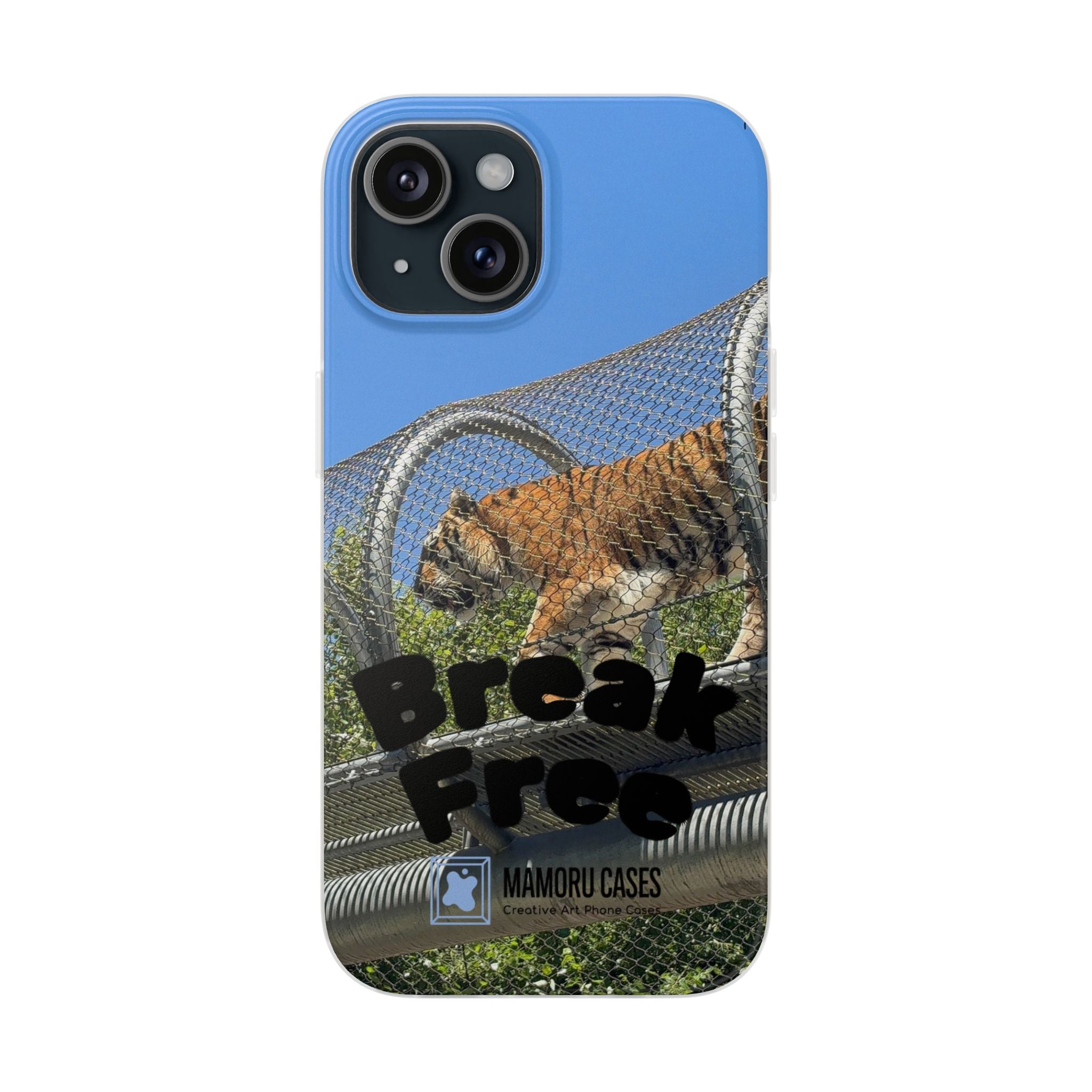 Tiger Break Free Phone Case – Wildlife Rescue Inspired iPhone Cover