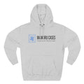 Three-Panel Fleece Hoodie — Minimal Logo Comfort Hooded Sweatshirt