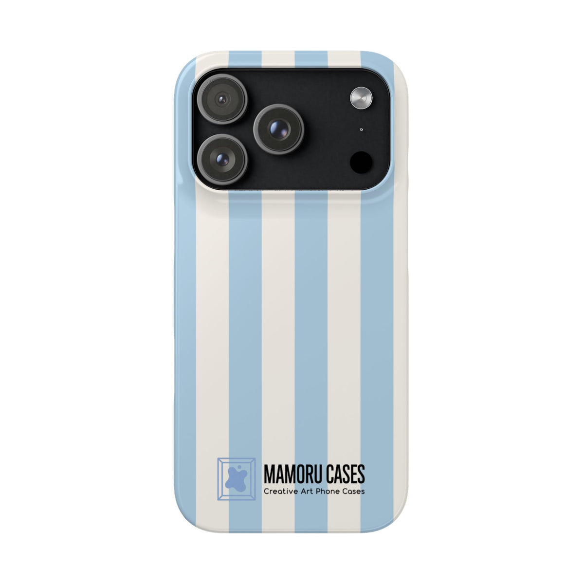Sky Blue Stripe Phone Case