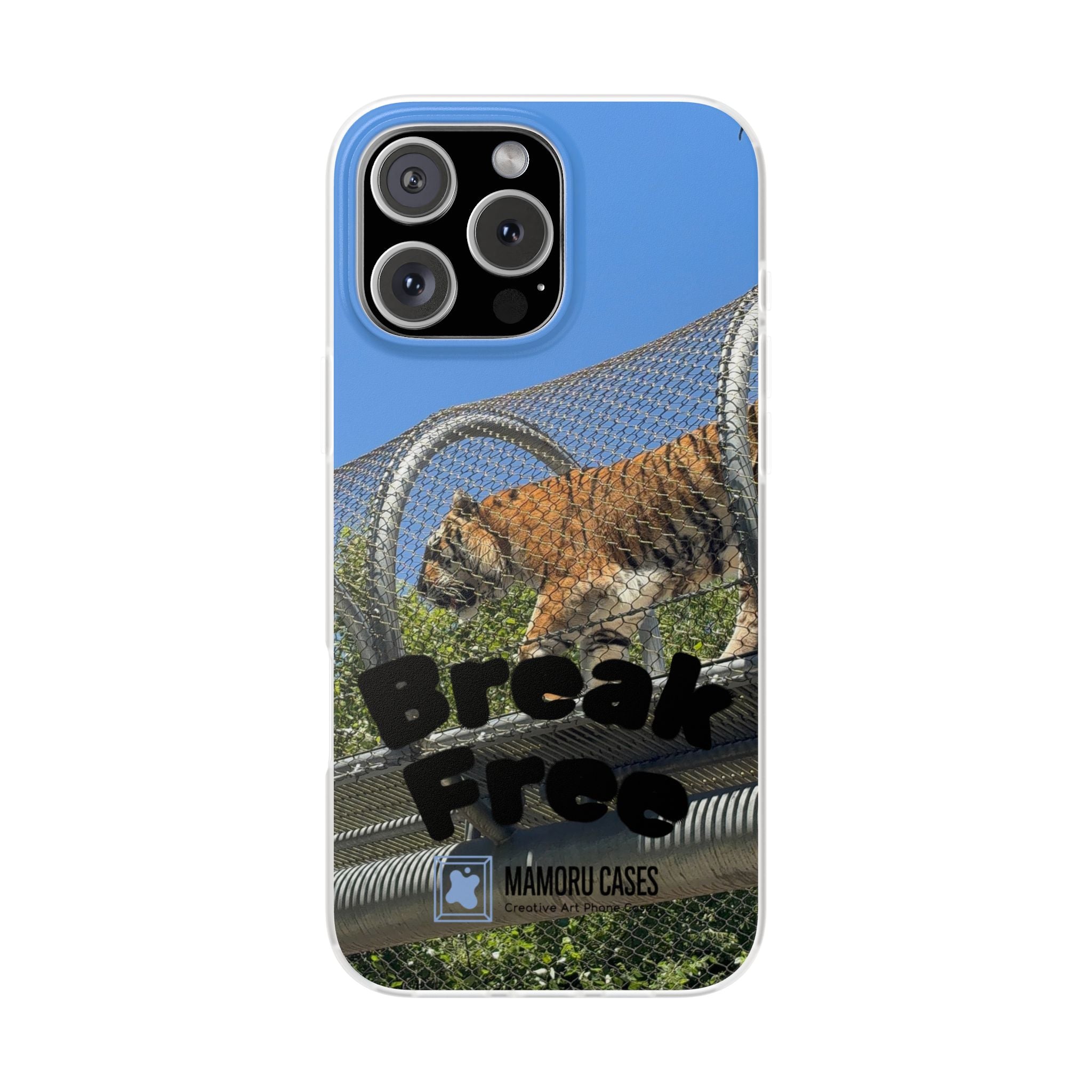 Tiger Break Free Phone Case – Wildlife Rescue Inspired iPhone Cover