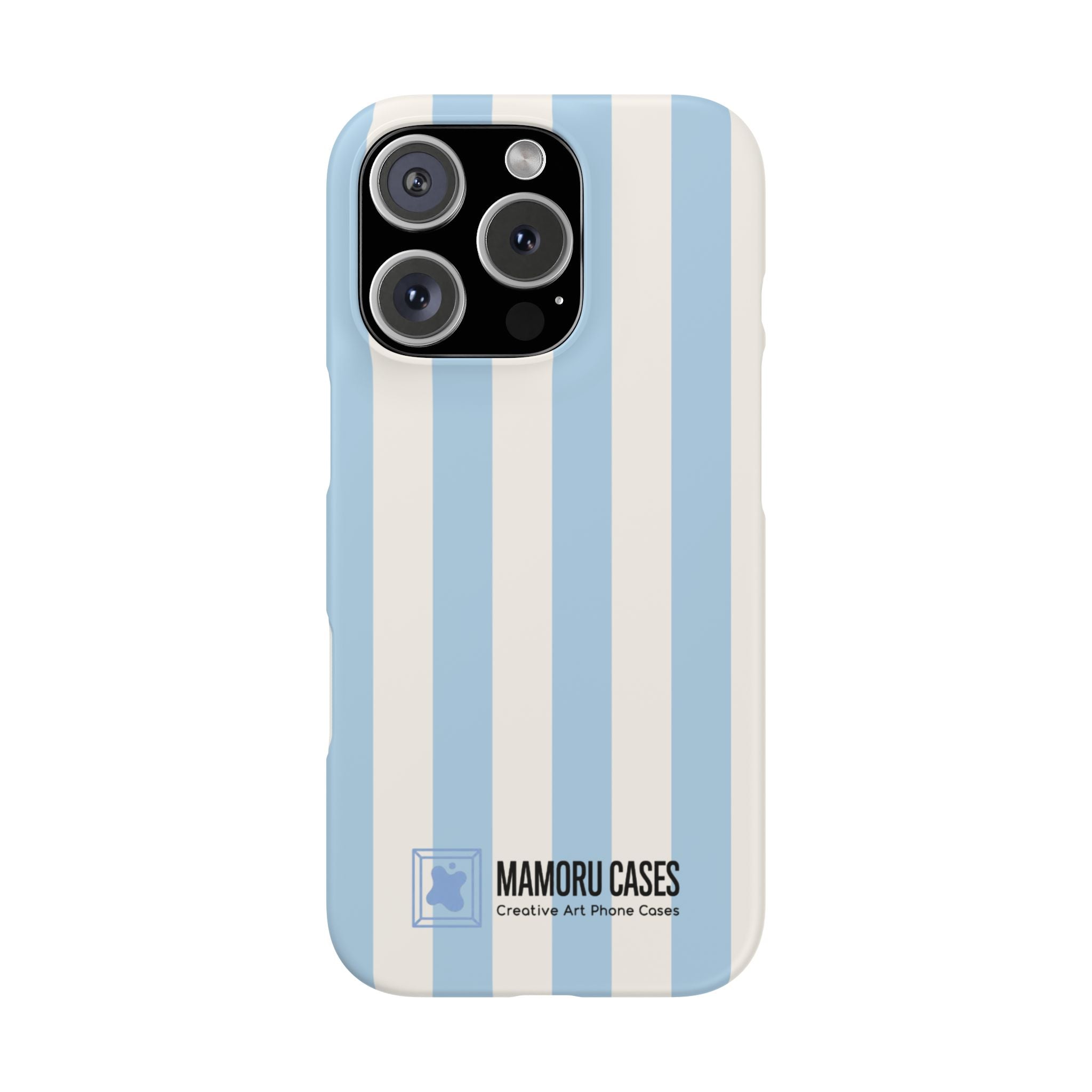 Sky Blue Stripe Phone Case