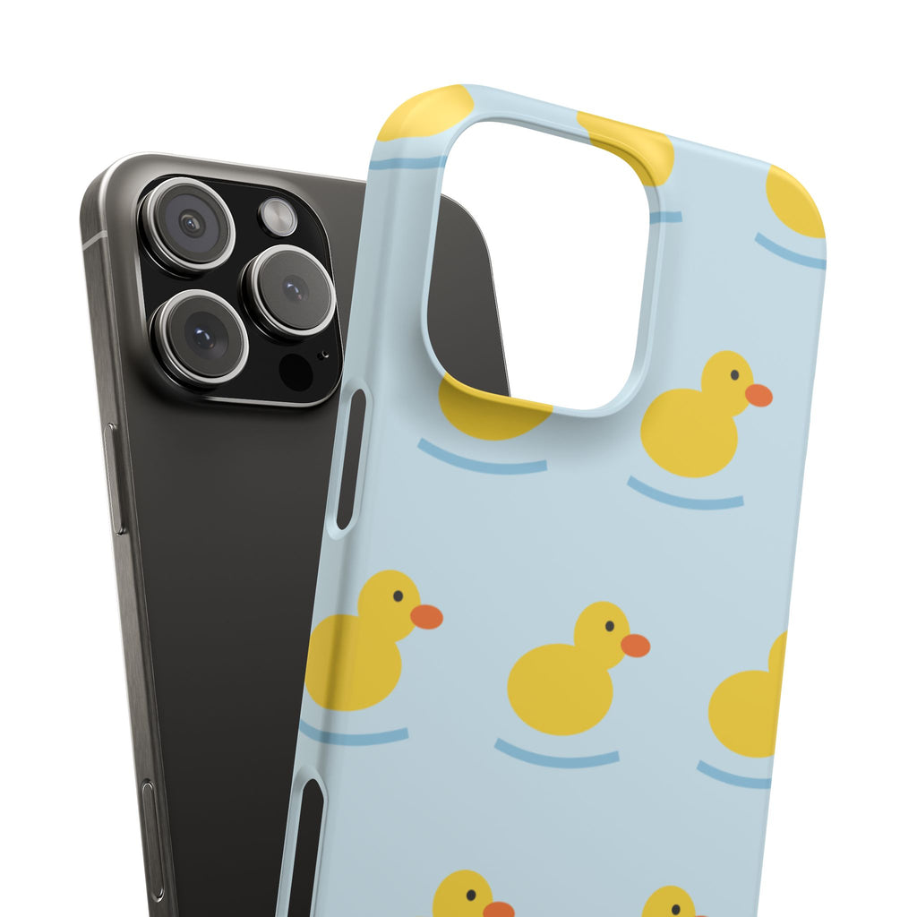 Rubber Duck Phone Case — Cute Yellow Duck Pattern iPhone Case