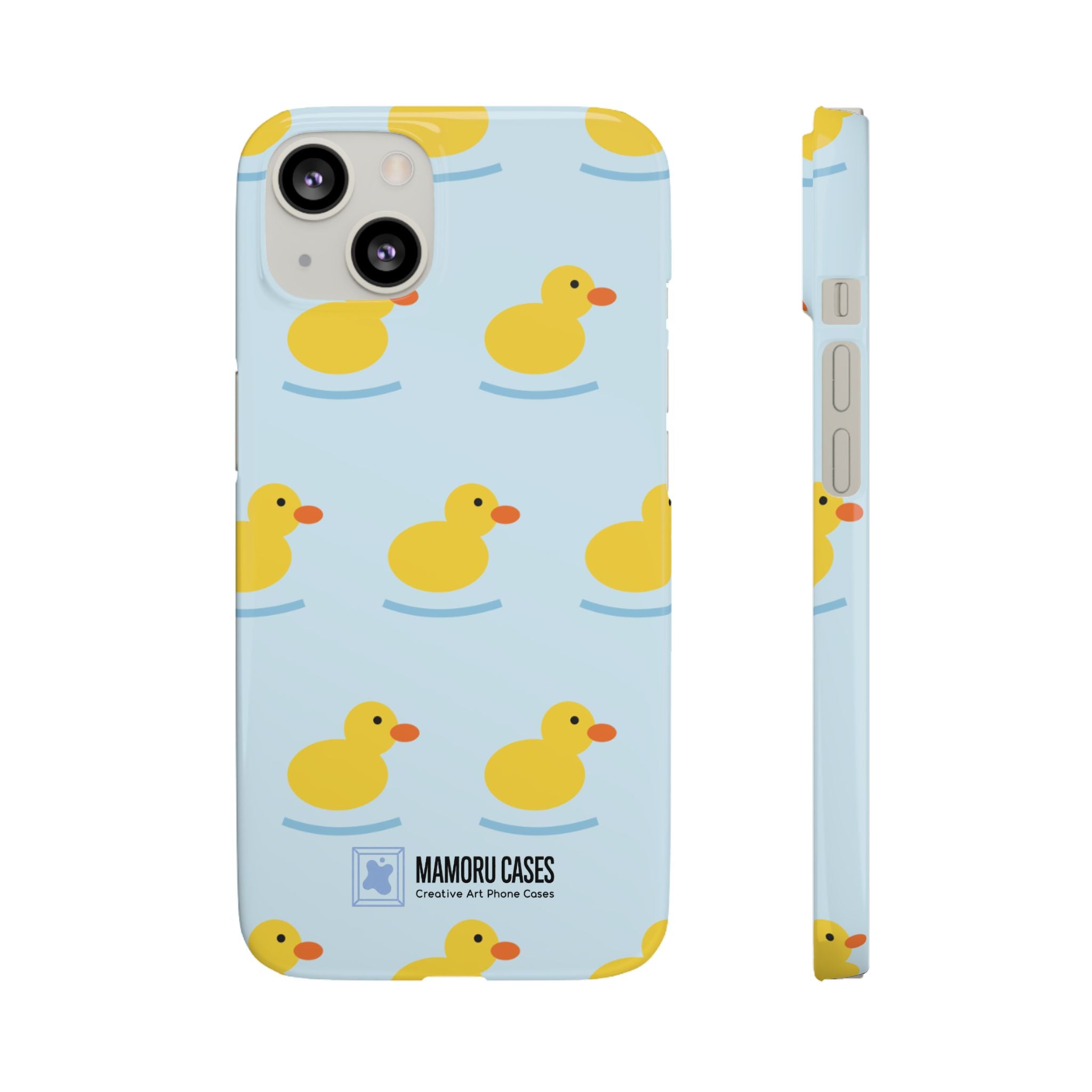 Rubber Duck Phone Case — Cute Yellow Duck Pattern iPhone Case