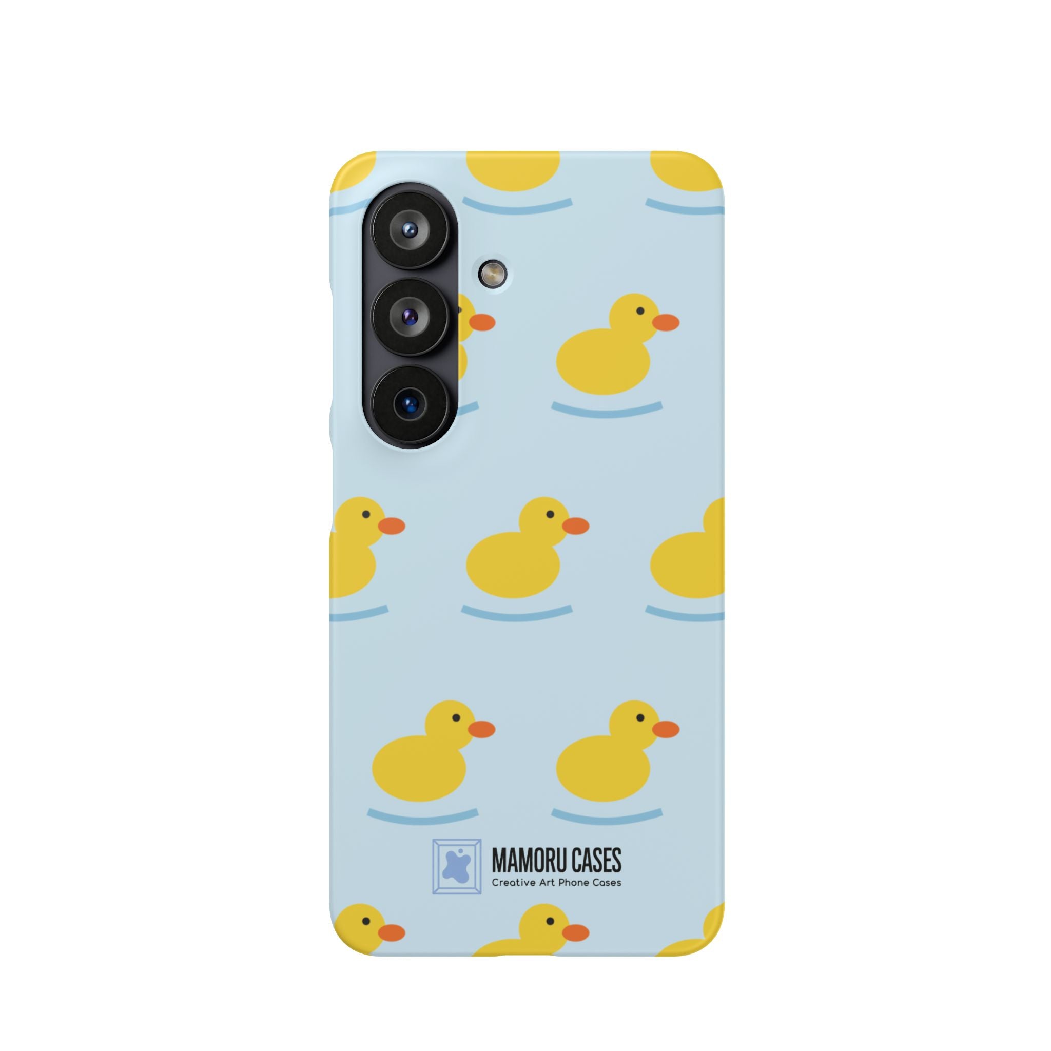 Rubber Duck Phone Case — Cute Yellow Duck Pattern iPhone Case