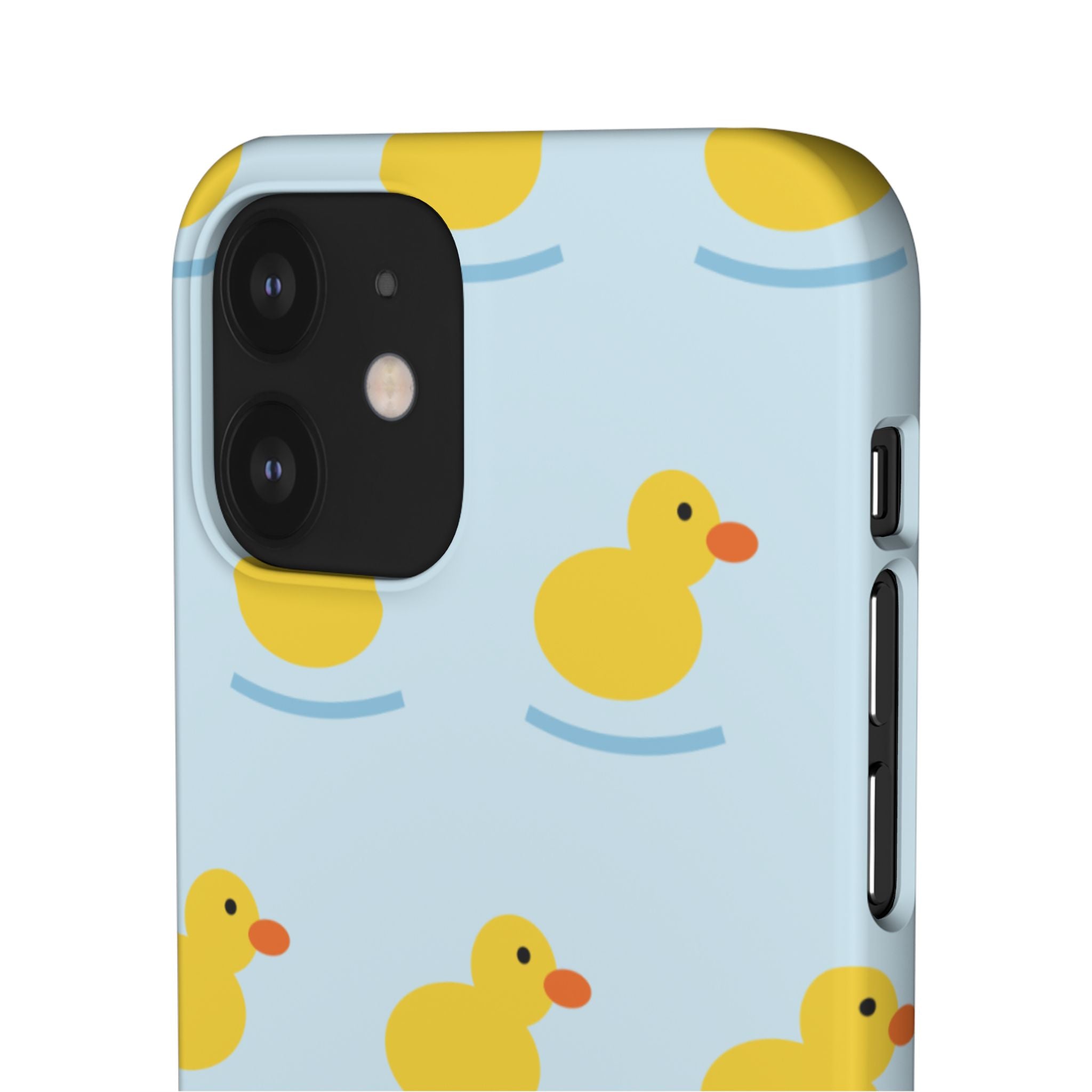 Rubber Duck Phone Case — Cute Yellow Duck Pattern iPhone Case