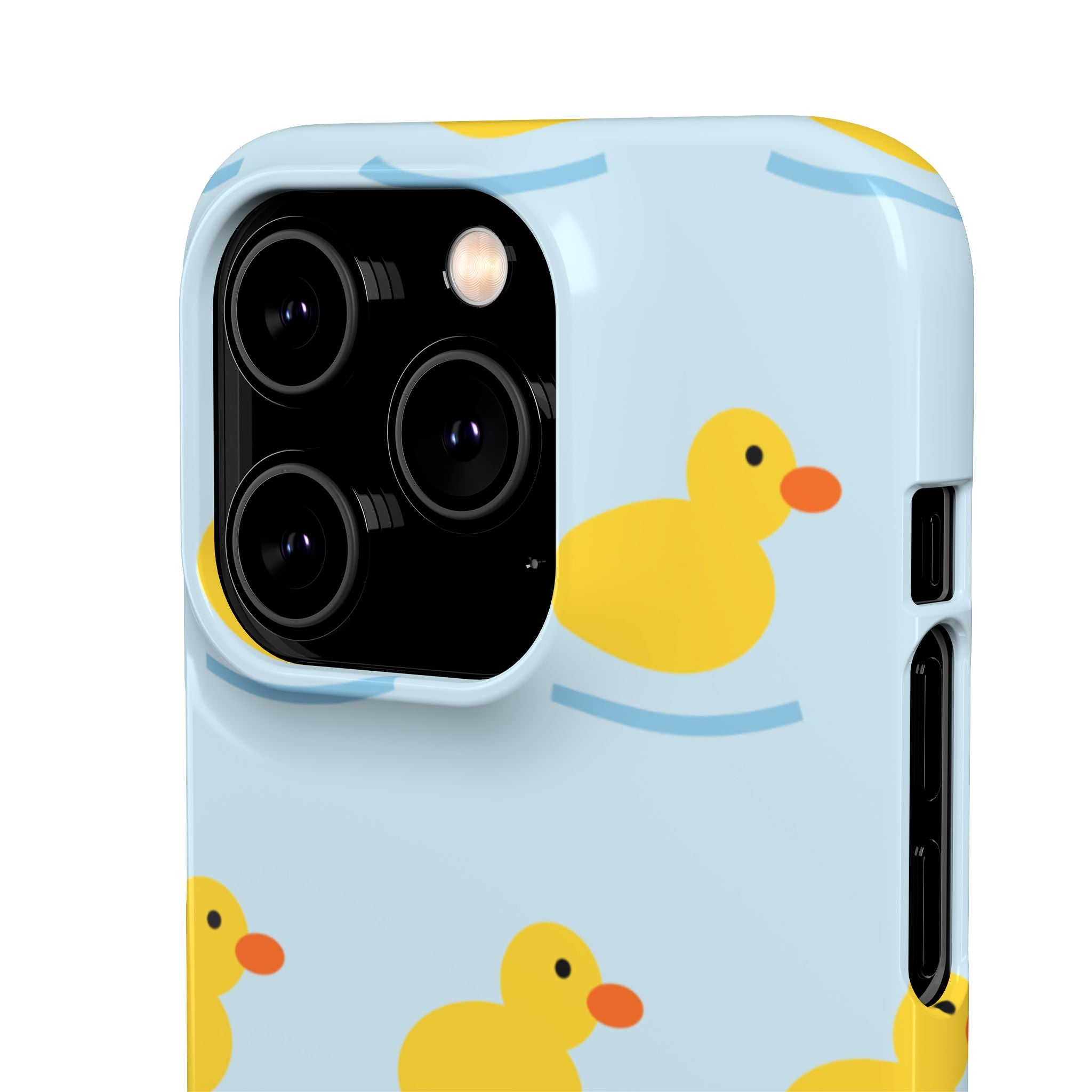 Rubber Duck Phone Case — Cute Yellow Duck Pattern iPhone Case