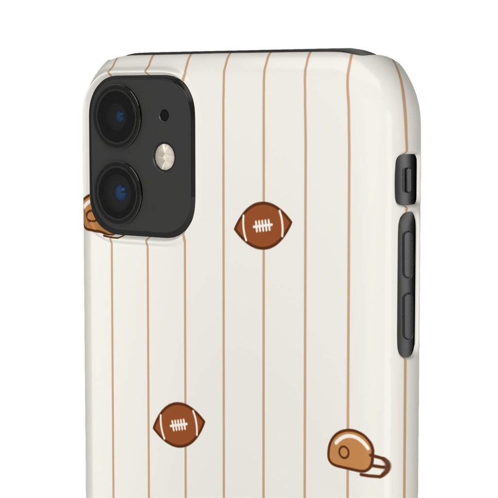 Phone Case — Vintage Football Pattern iPhone Case