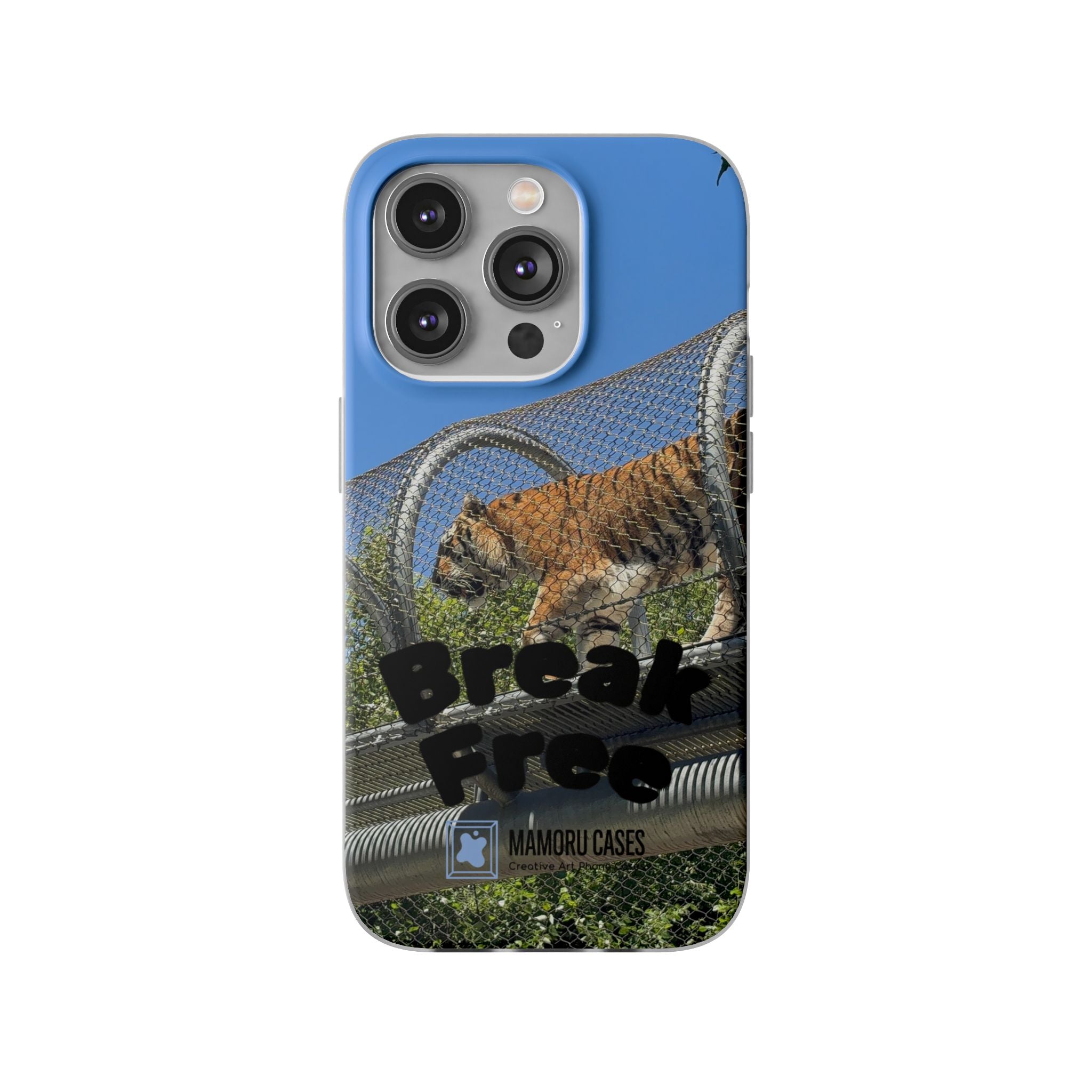 Tiger Break Free Phone Case – Wildlife Rescue Inspired iPhone Cover