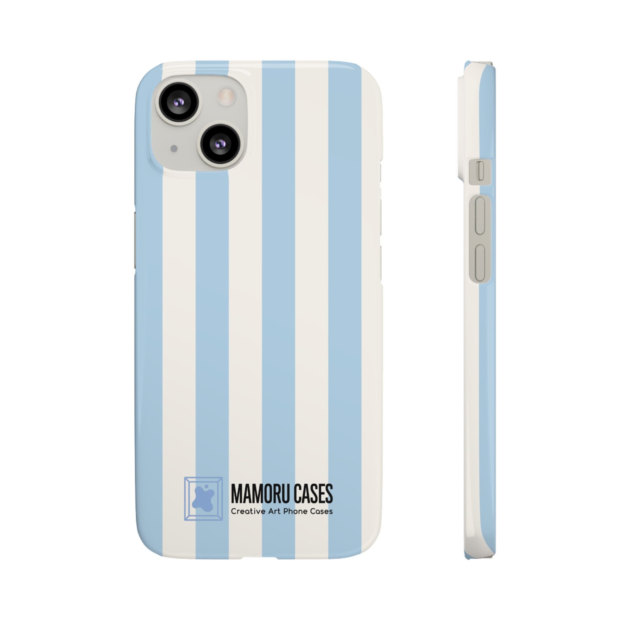 Sky Blue Stripe Phone Case