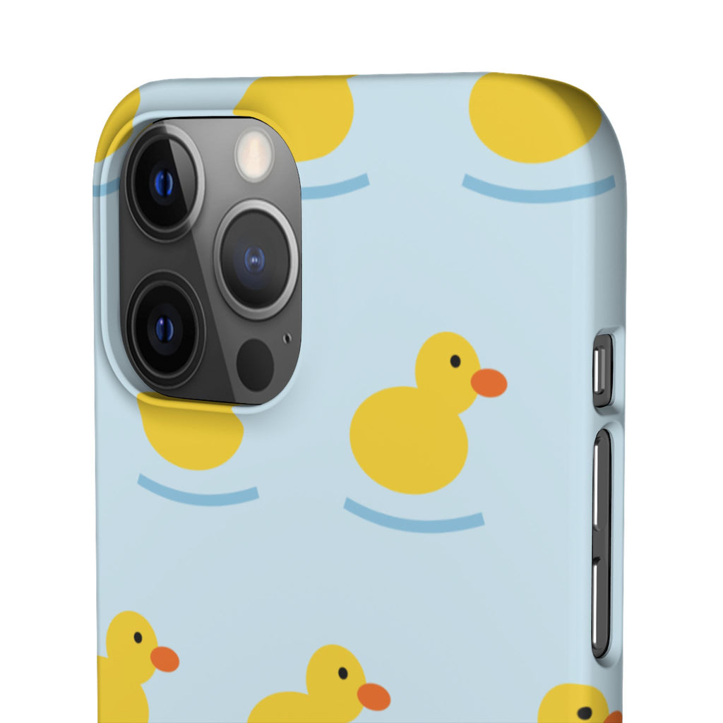 Rubber Duck Phone Case — Cute Yellow Duck Pattern iPhone Case