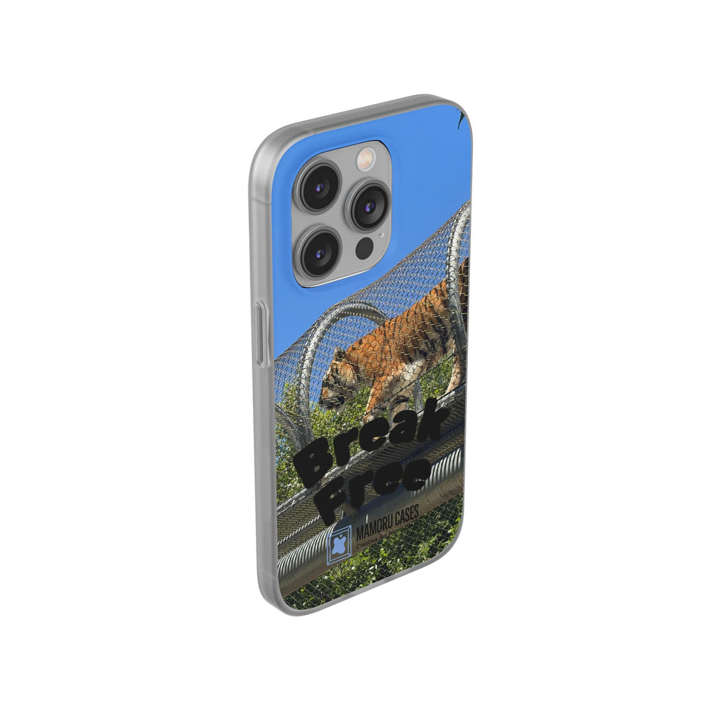 Tiger Break Free Phone Case – Wildlife Rescue Inspired iPhone Cover