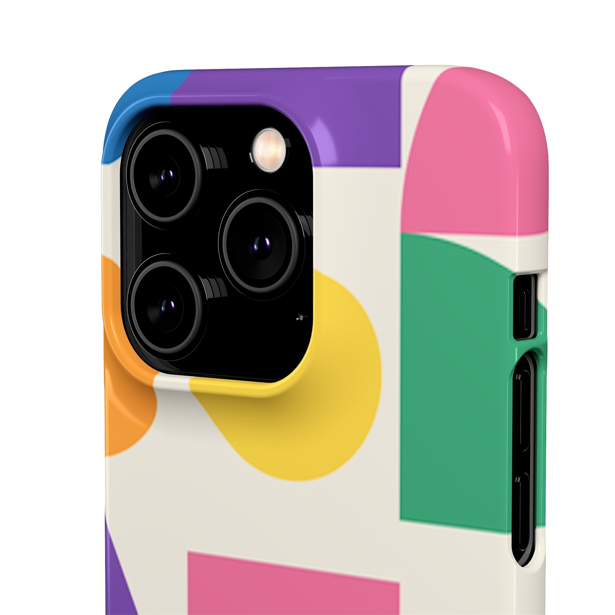 Color Block Shapes Phone Case