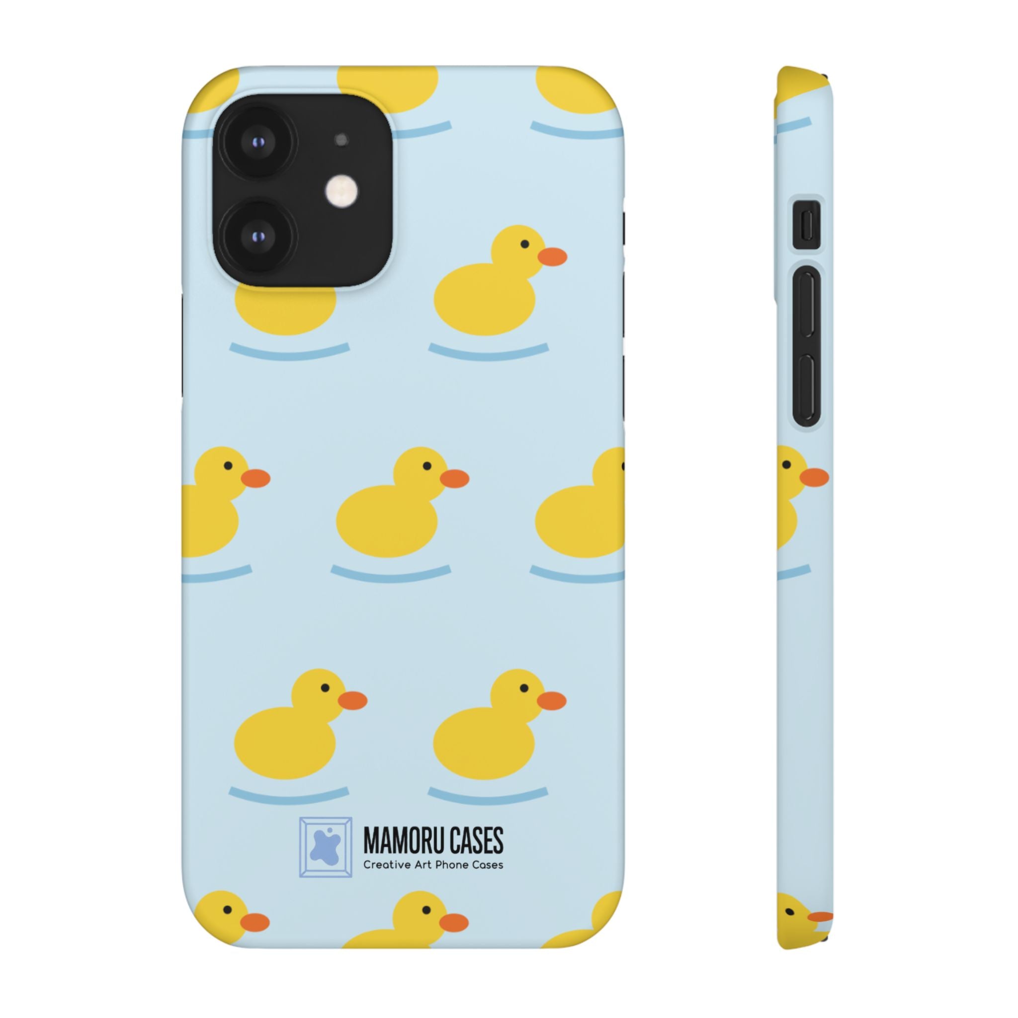 Rubber Duck Phone Case — Cute Yellow Duck Pattern iPhone Case