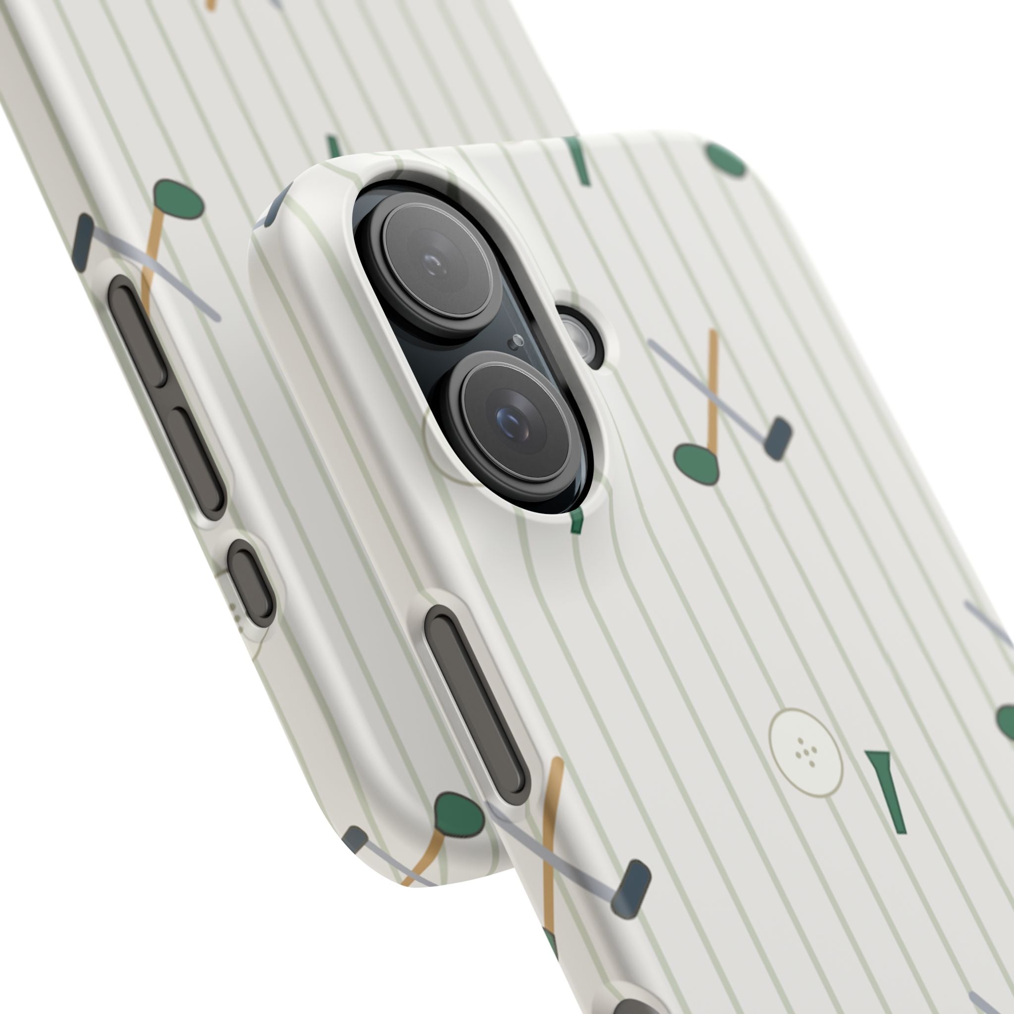 Mamoru Cases | Golf Pattern Snap Phone Case Tee & Mallet Design
