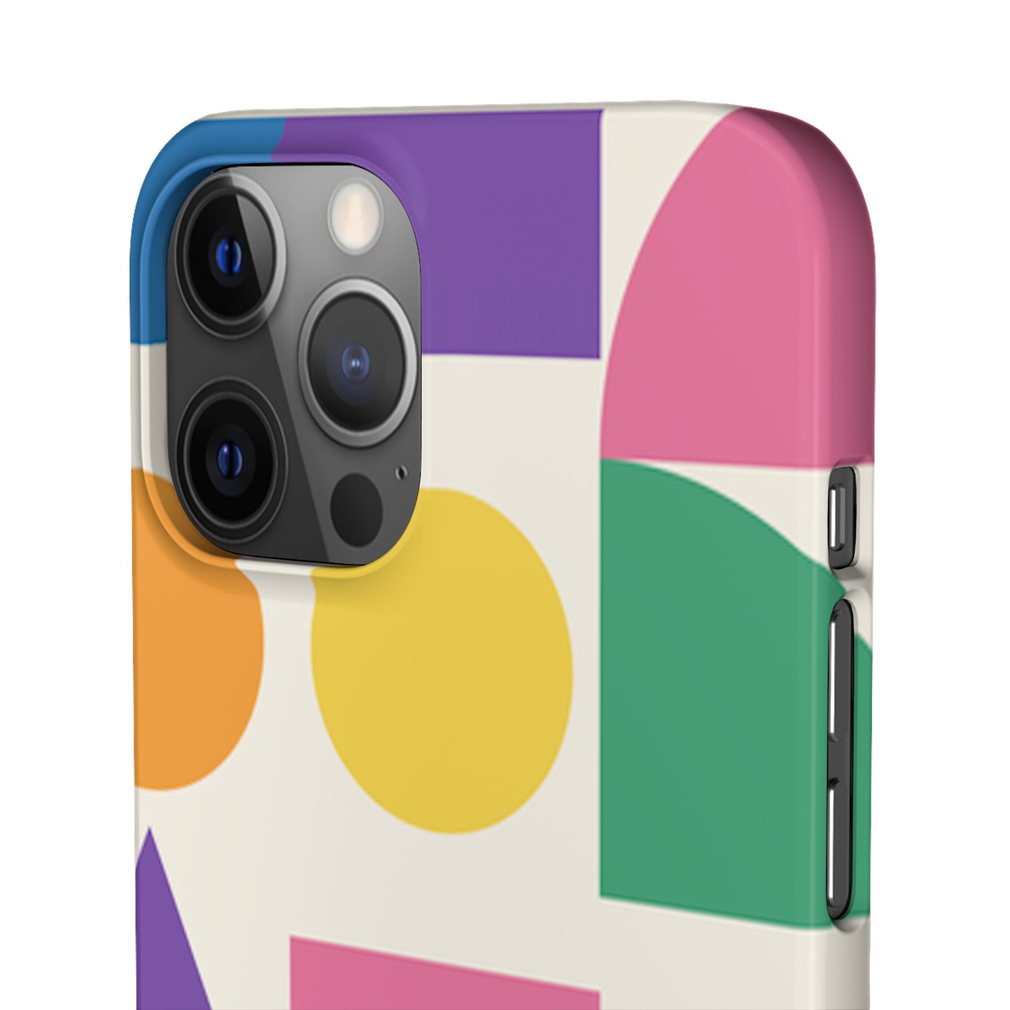 Color Block Shapes Phone Case