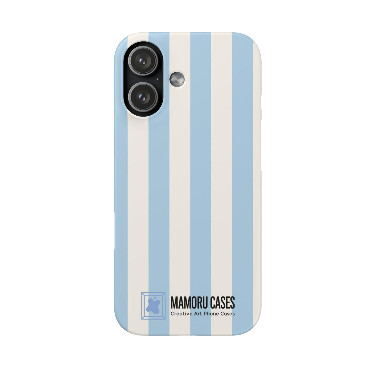 Sky Blue Stripe Phone Case