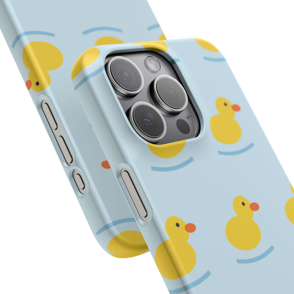 Rubber Duck Phone Case — Cute Yellow Duck Pattern iPhone Case
