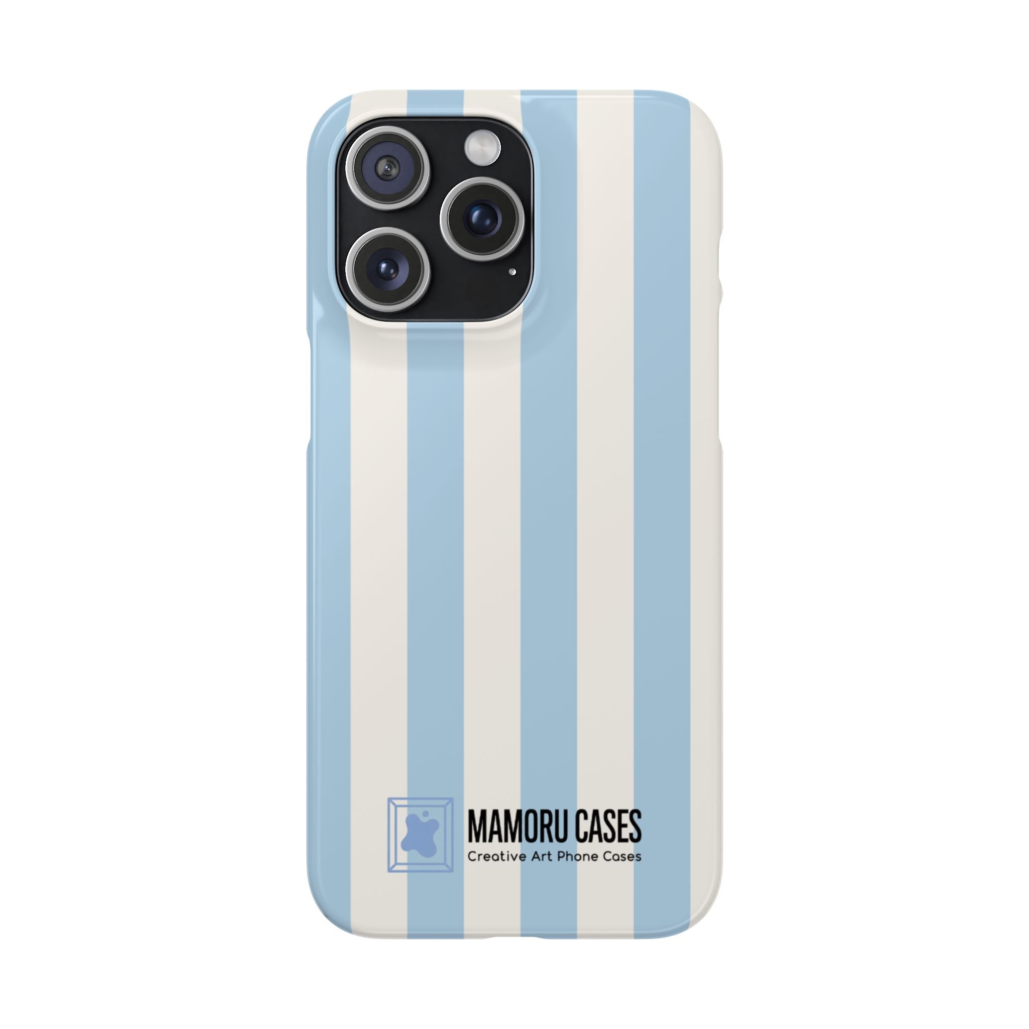 Sky Blue Stripe Phone Case