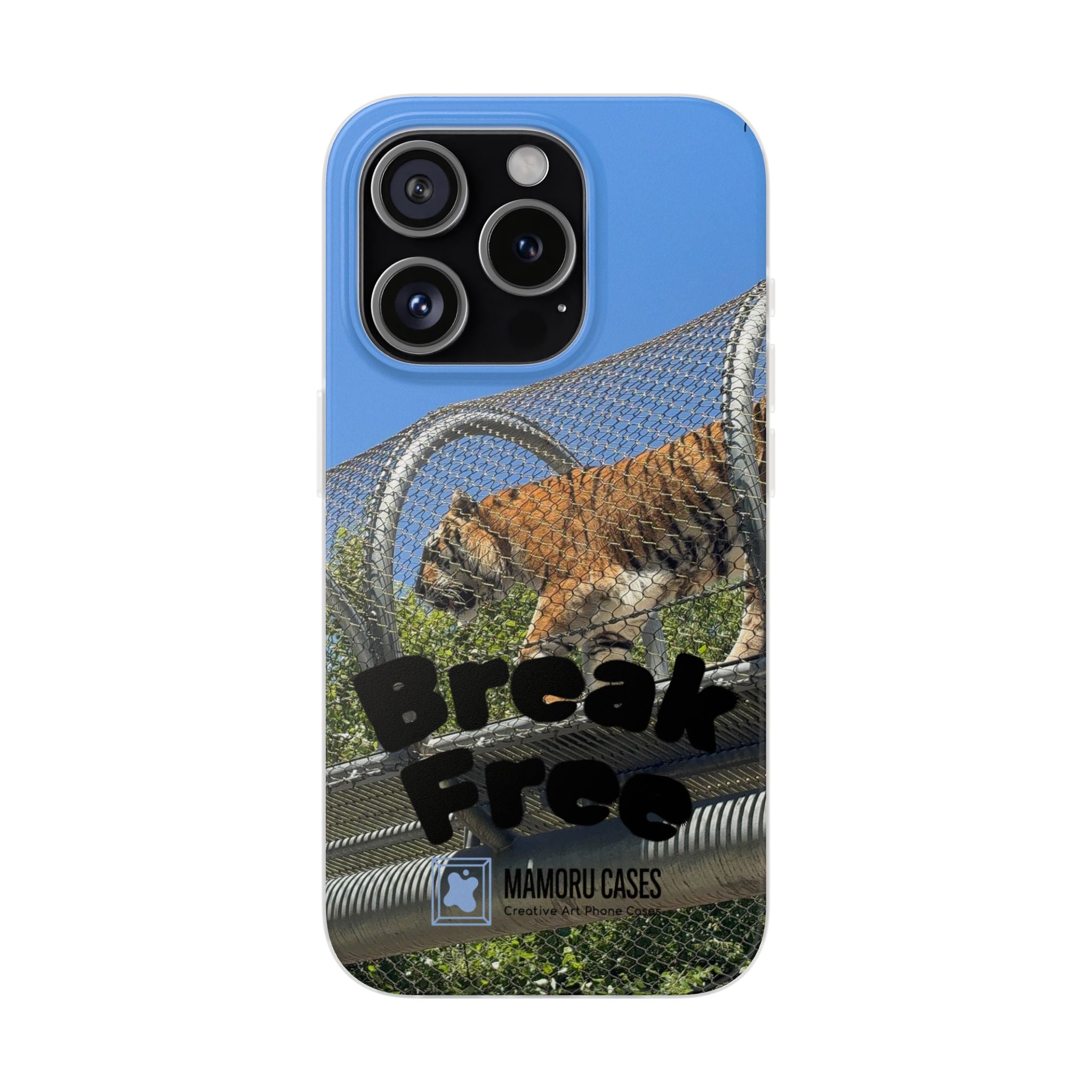 Tiger Break Free Phone Case – Wildlife Rescue Inspired iPhone Cover