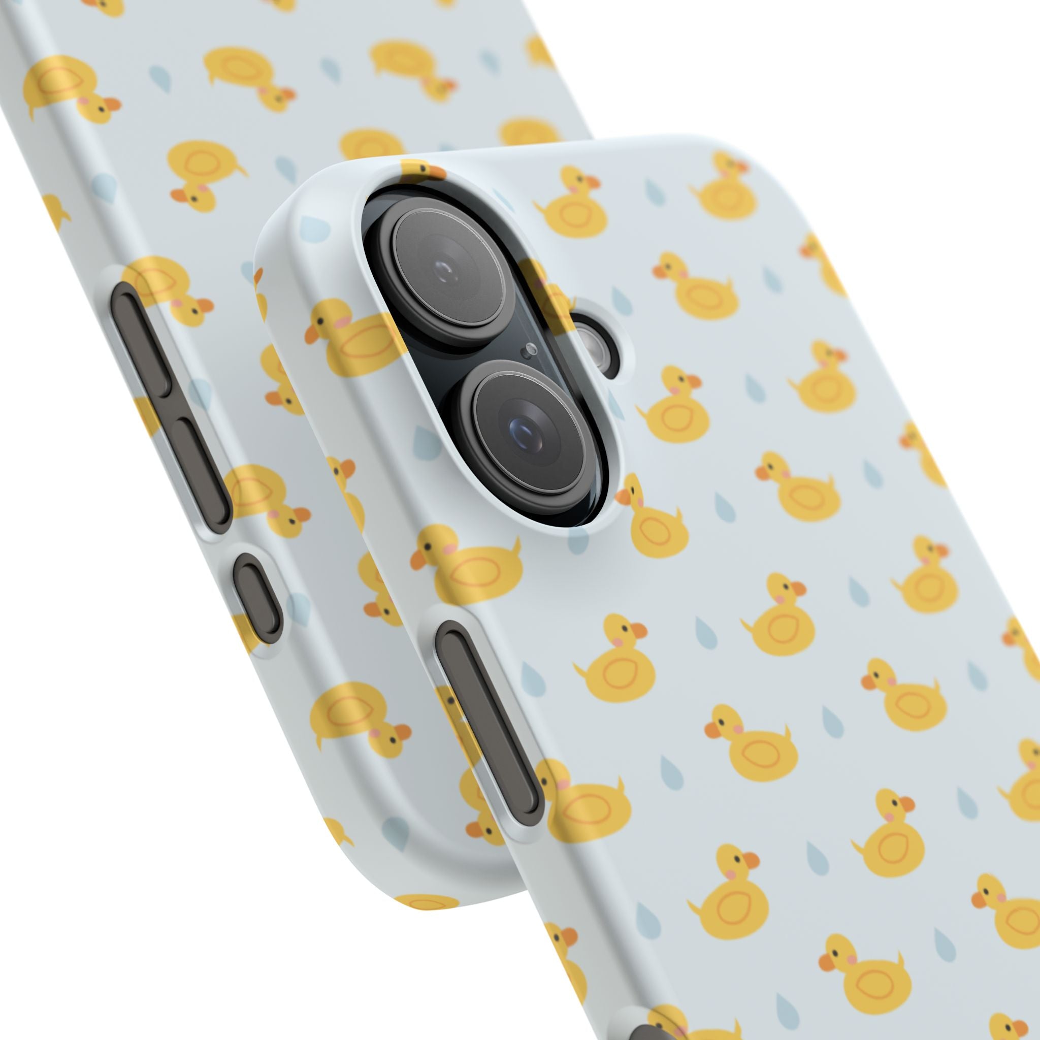 Rubber Duck Pattern Phone Case — Cute Yellow Ducks Waterproof Design