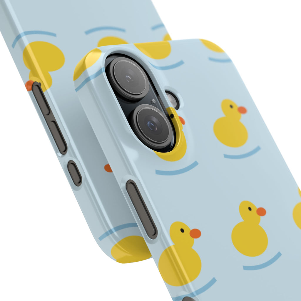 Rubber Duck Phone Case — Cute Yellow Duck Pattern iPhone Case