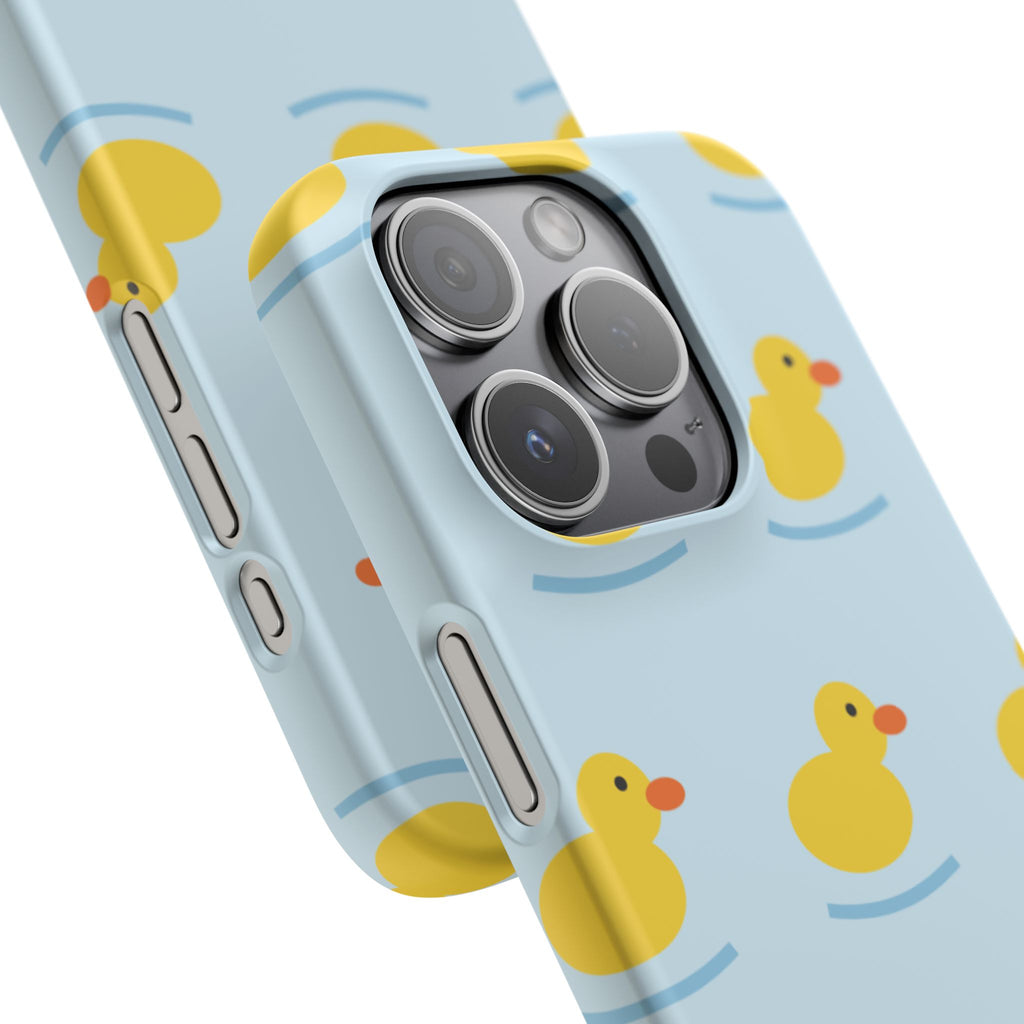Rubber Duck Phone Case — Cute Yellow Duck Pattern iPhone Case