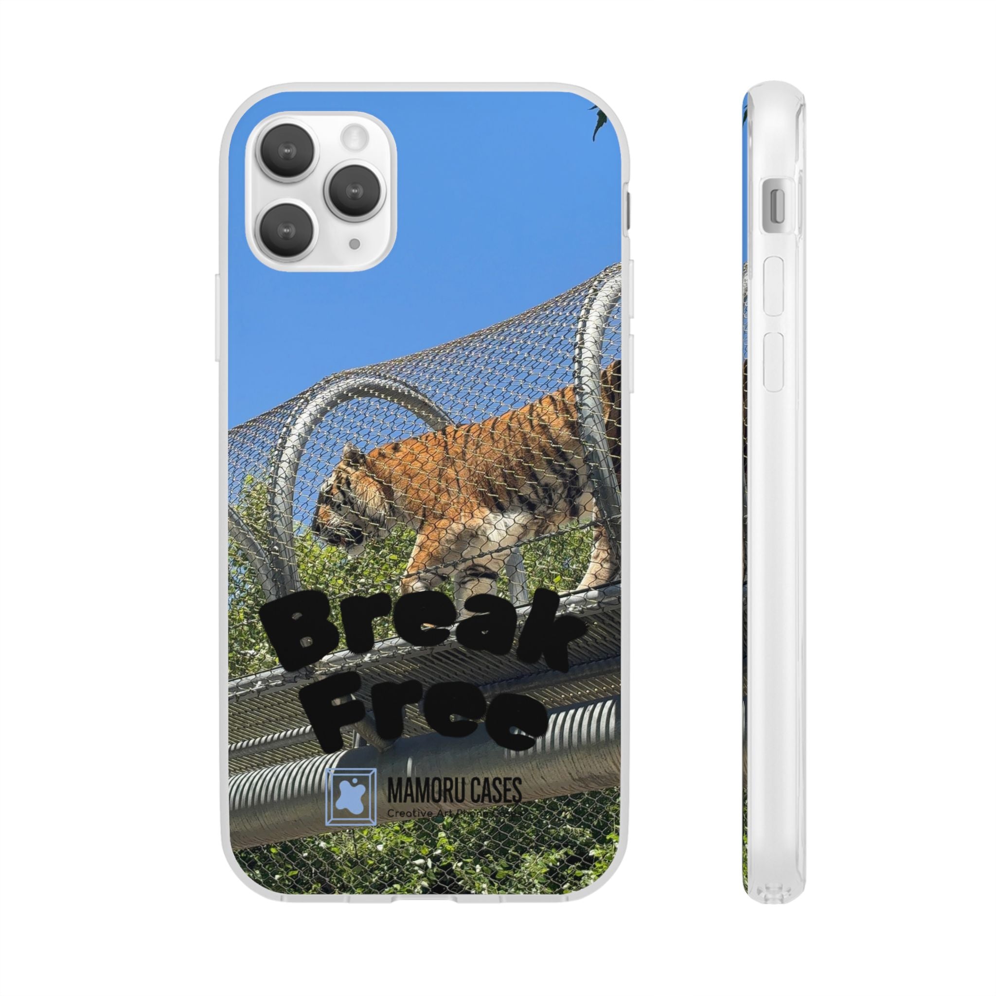 Tiger Break Free Phone Case – Wildlife Rescue Inspired iPhone Cover