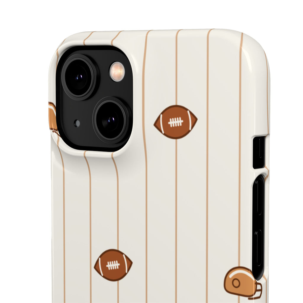 Phone Case — Vintage Football Pattern iPhone Case