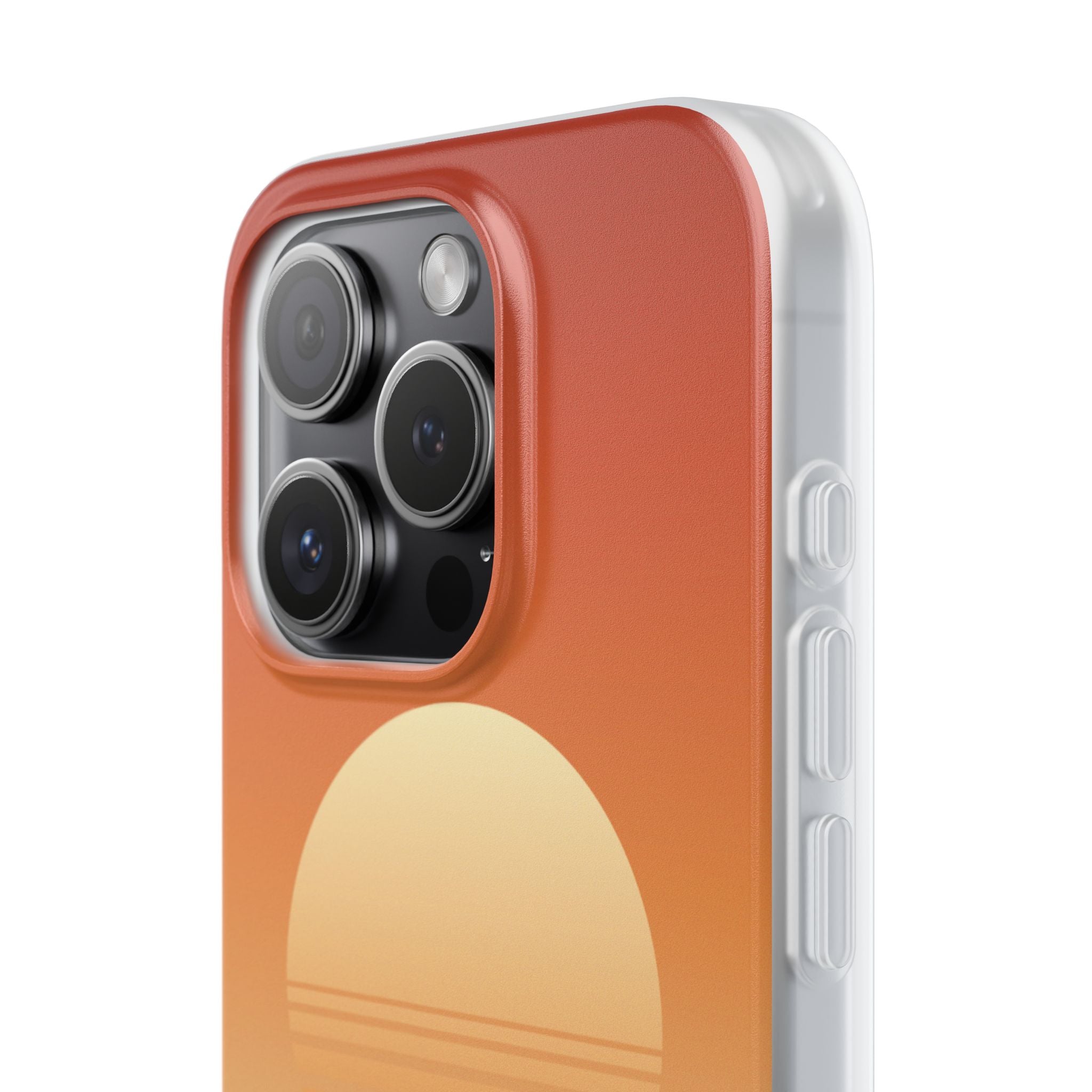 Sunset Horizon Phone Case — Minimal Beach Sunset Graphic for iPhone & Samsung