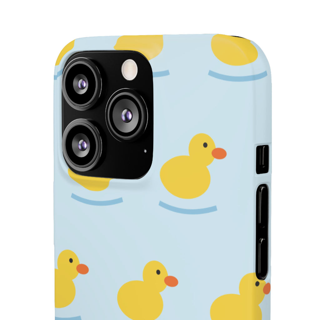 Rubber Duck Phone Case — Cute Yellow Duck Pattern iPhone Case